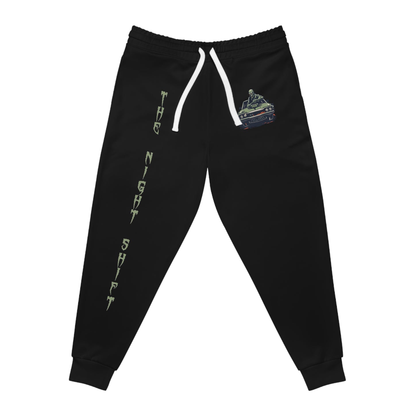 Hell Ride-Premium, Ultra Soft Athletic Joggers Printify by The Night Shift Automotive Apparel
