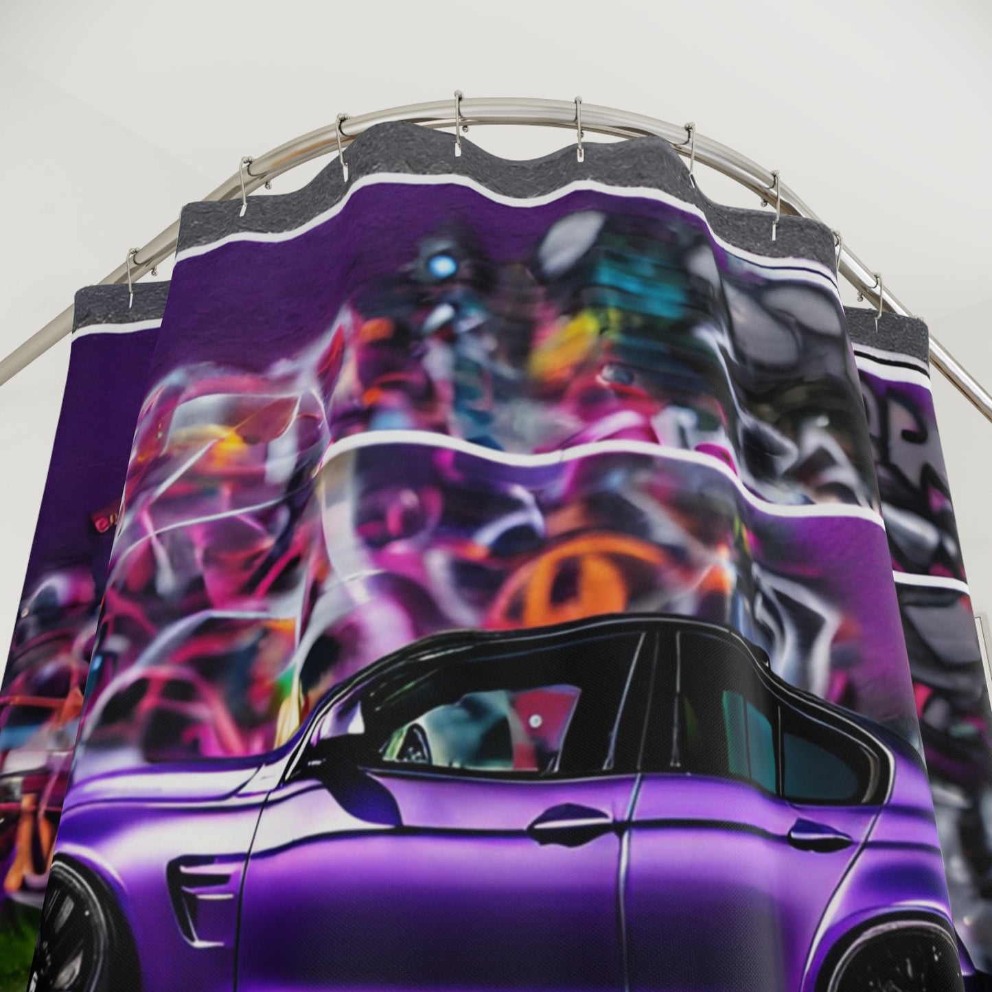 Shower Curtains Printify by The Night Shift Automotive Apparel
