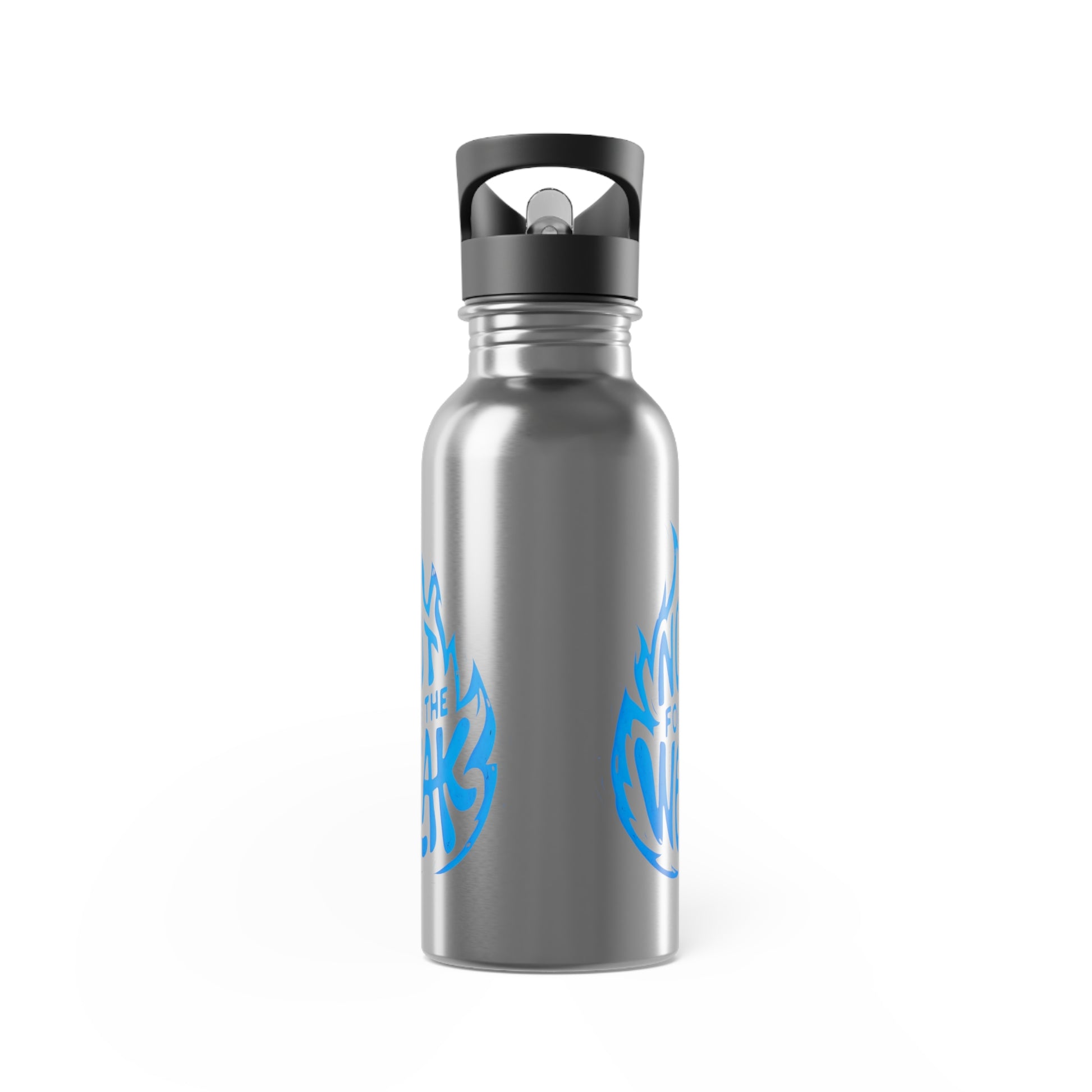 Stainless Steel Water Bottle With Straw, 20oz Printify by The Night Shift Automotive Apparel