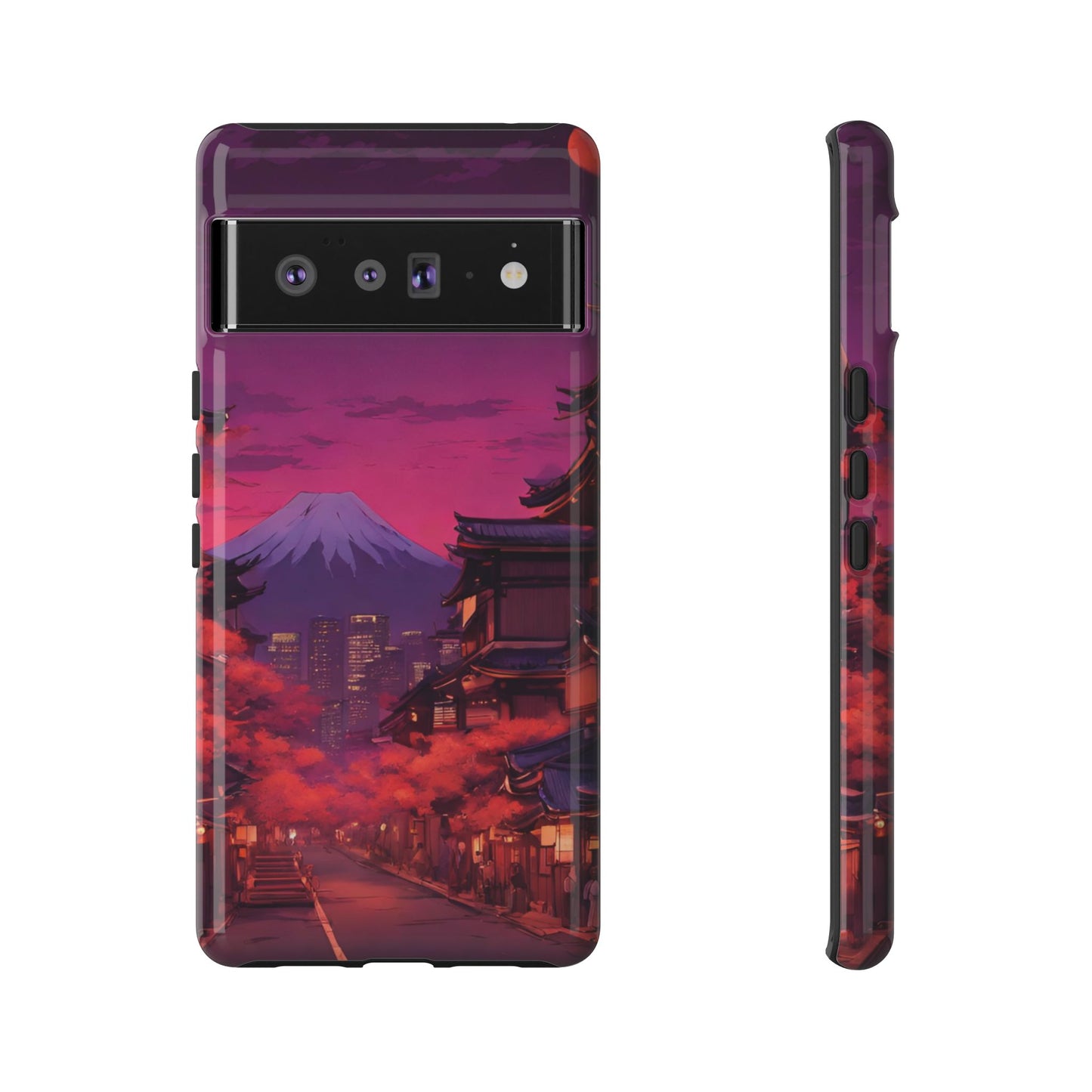 Traditional Japanese Village Countryside-Dual Layer Ultra Tough Phone Case Printify by The Night Shift Automotive Apparel
