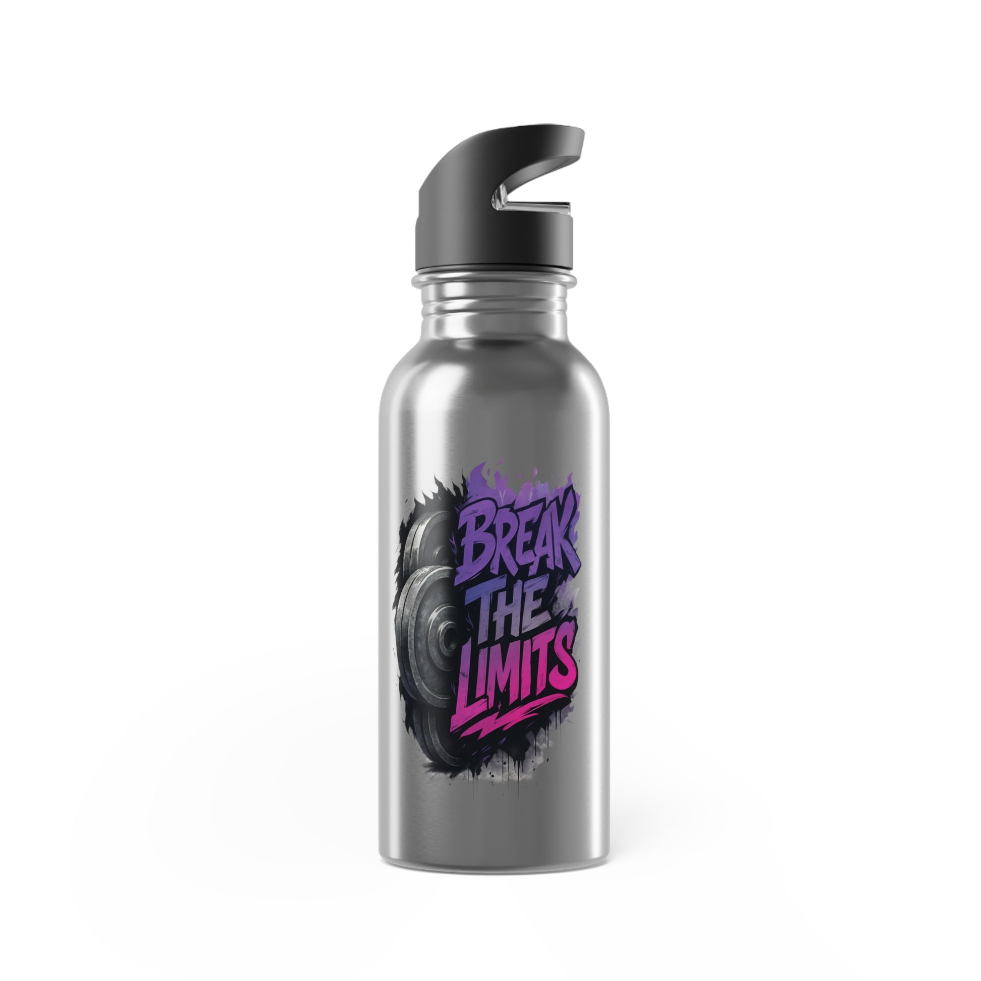 Stainless Steel Water Bottle With Straw, 20oz Printify by The Night Shift Automotive Apparel