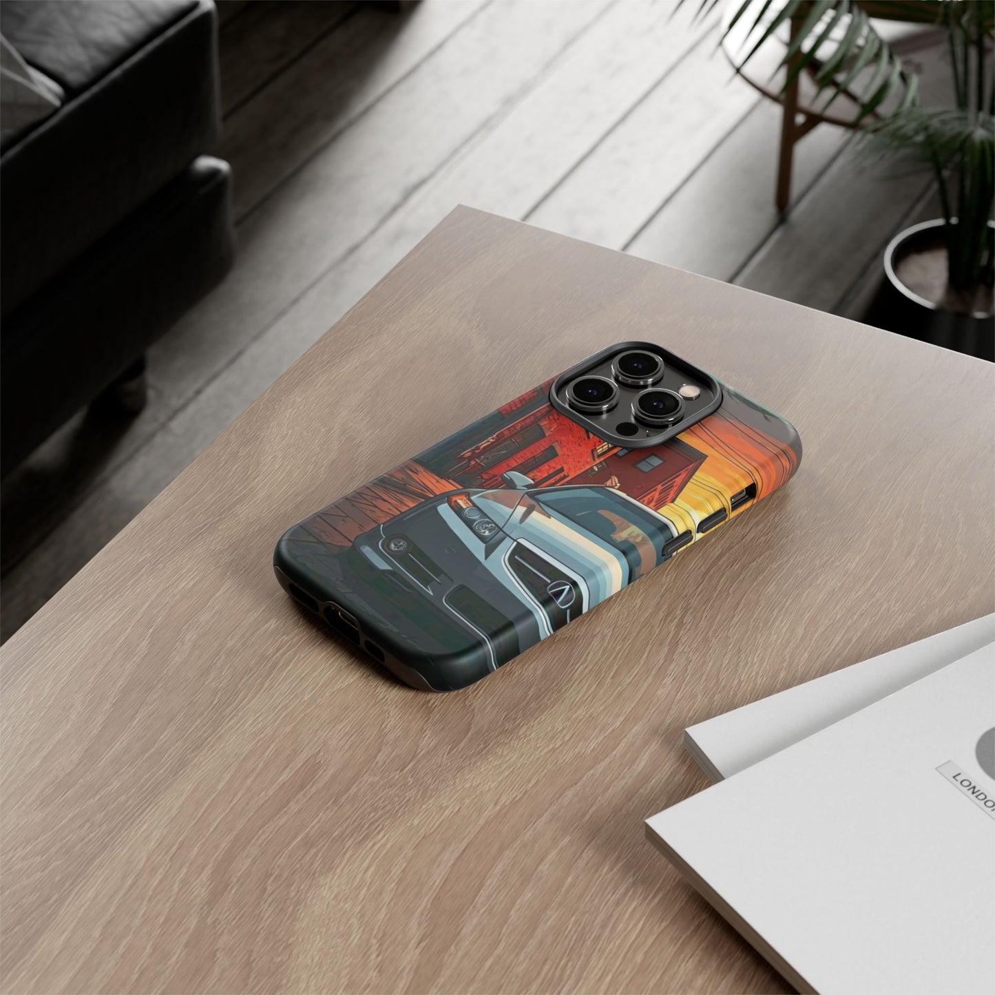 Acura TL Street Life-Dual Layer Ultra Tough Phone Case iPhone 14 Pro Matte Printify by The Night Shift Automotive Apparel