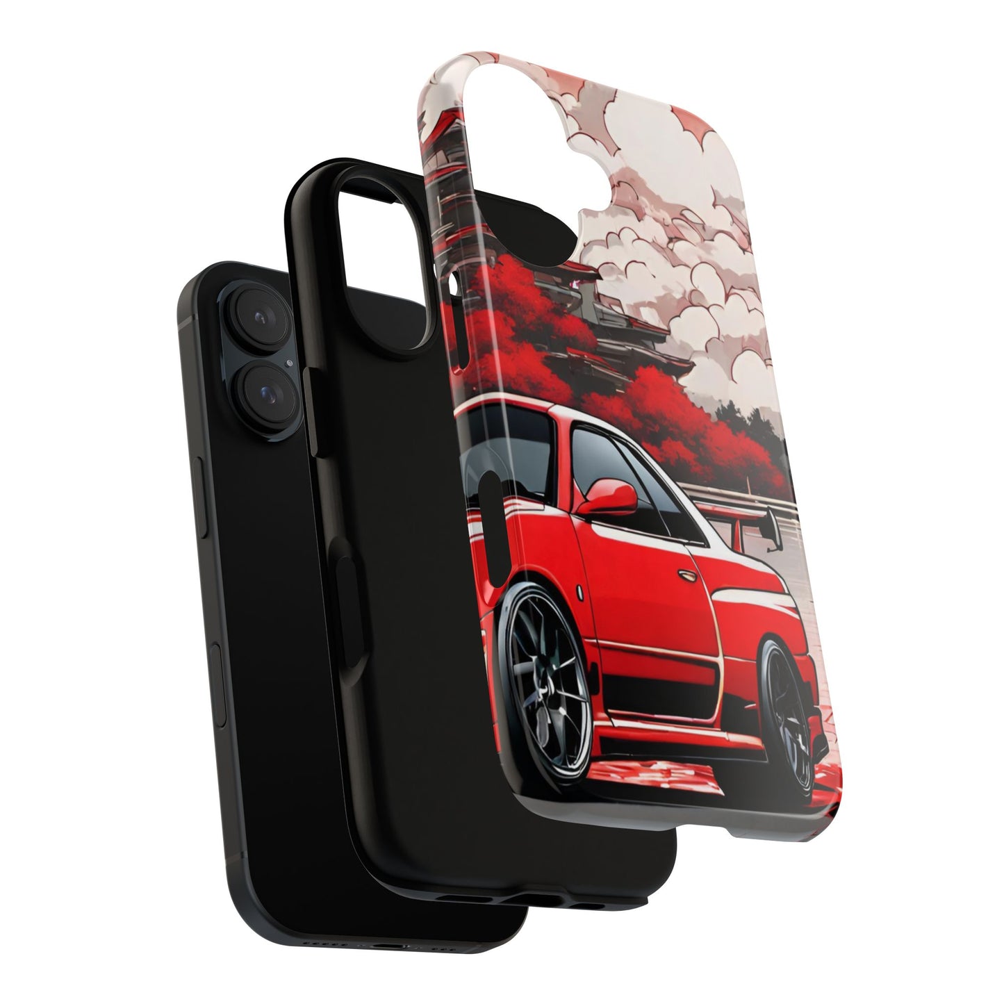 Nissan Skyline R34-Dual Layer Ultra Tough Phone Case Printify by The Night Shift Automotive Apparel