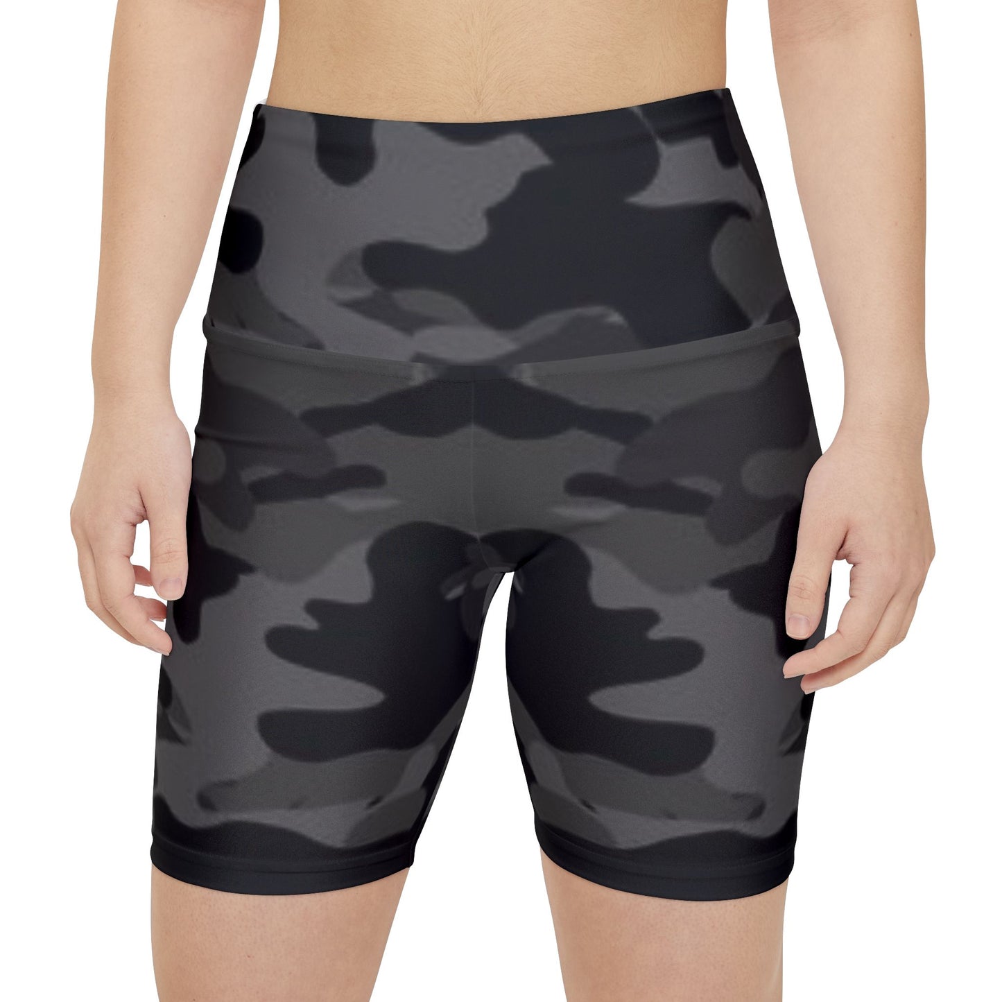 Women's Gym & Fitness Biker Shorts Printify by The Night Shift Automotive Apparel