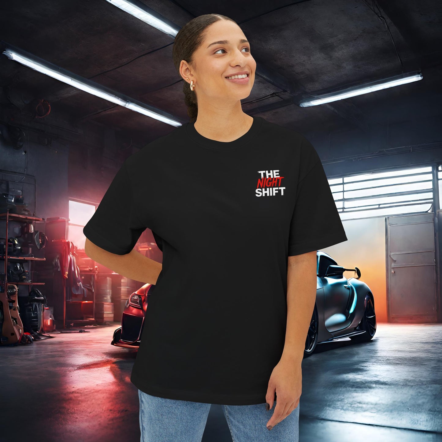 Keep It Sideways-Premium, Ultra Soft Unisex Oversized Boxy Tee