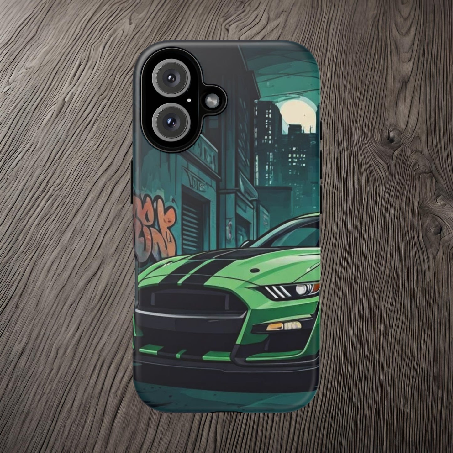 Ford Mustang Shelby GT500 Street Life-Dual Layer Ultra Tough Phone Case Printify by The Night Shift Automotive Apparel