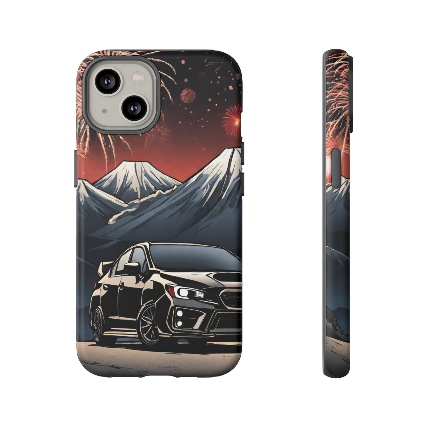 Subaru WRX/STI Fireworks-Dual Layer Ultra Tough Phone Case Printify by The Night Shift Automotive Apparel