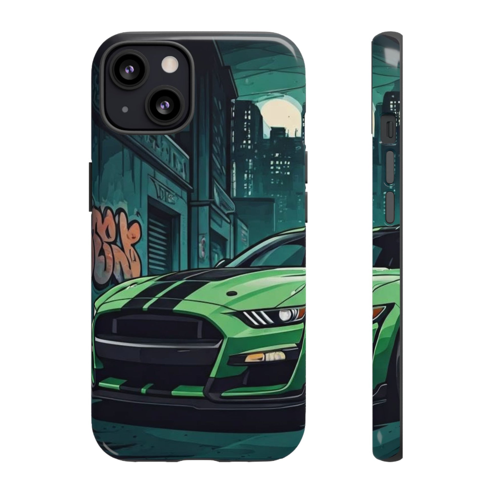 Ford Mustang Shelby GT500 Street Life-Dual Layer Ultra Tough Phone Case Printify by The Night Shift Automotive Apparel