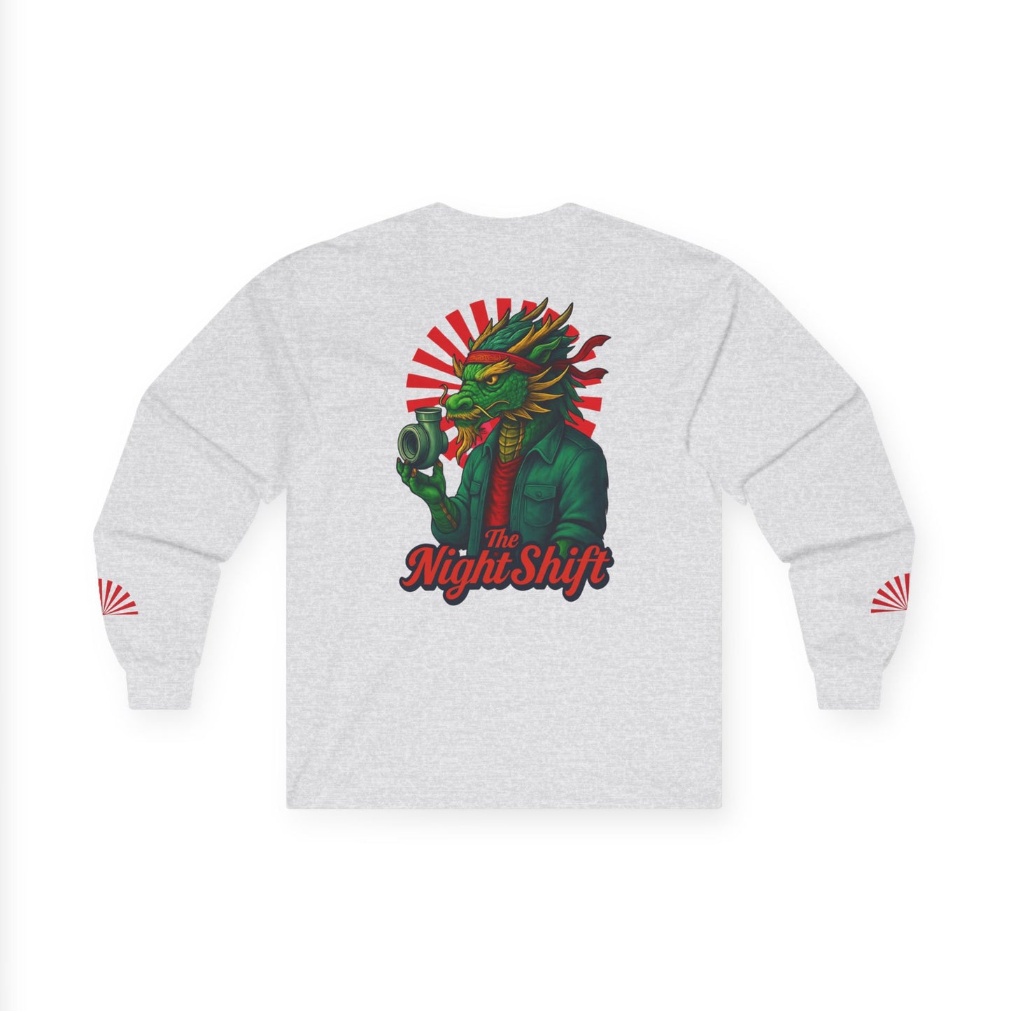 Good Vibes Dragon-Premium, Ultra Soft Unisex Long Sleeve Tee Printify by The Night Shift Automotive Apparel