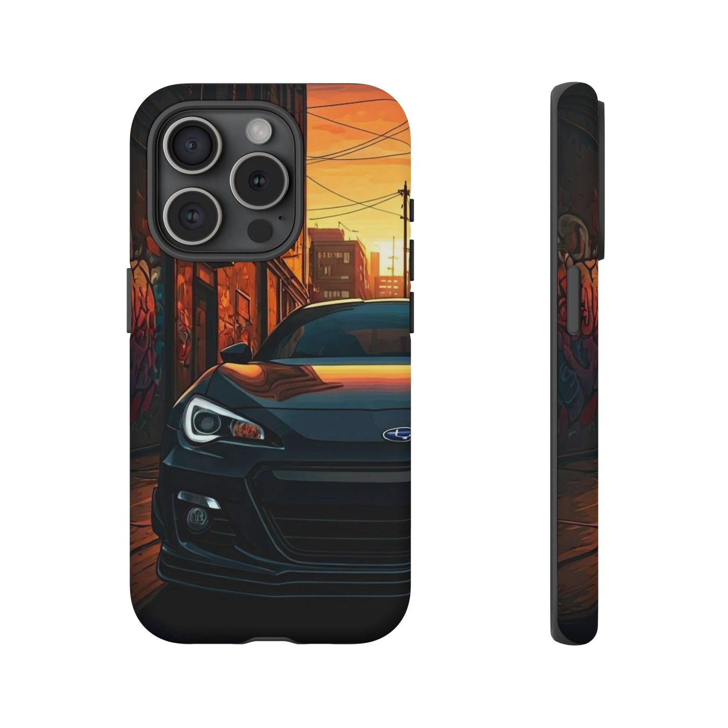 Subaru BRZ Street Life-Dual Layer Ultra Tough Phone Case Printify by The Night Shift Automotive Apparel