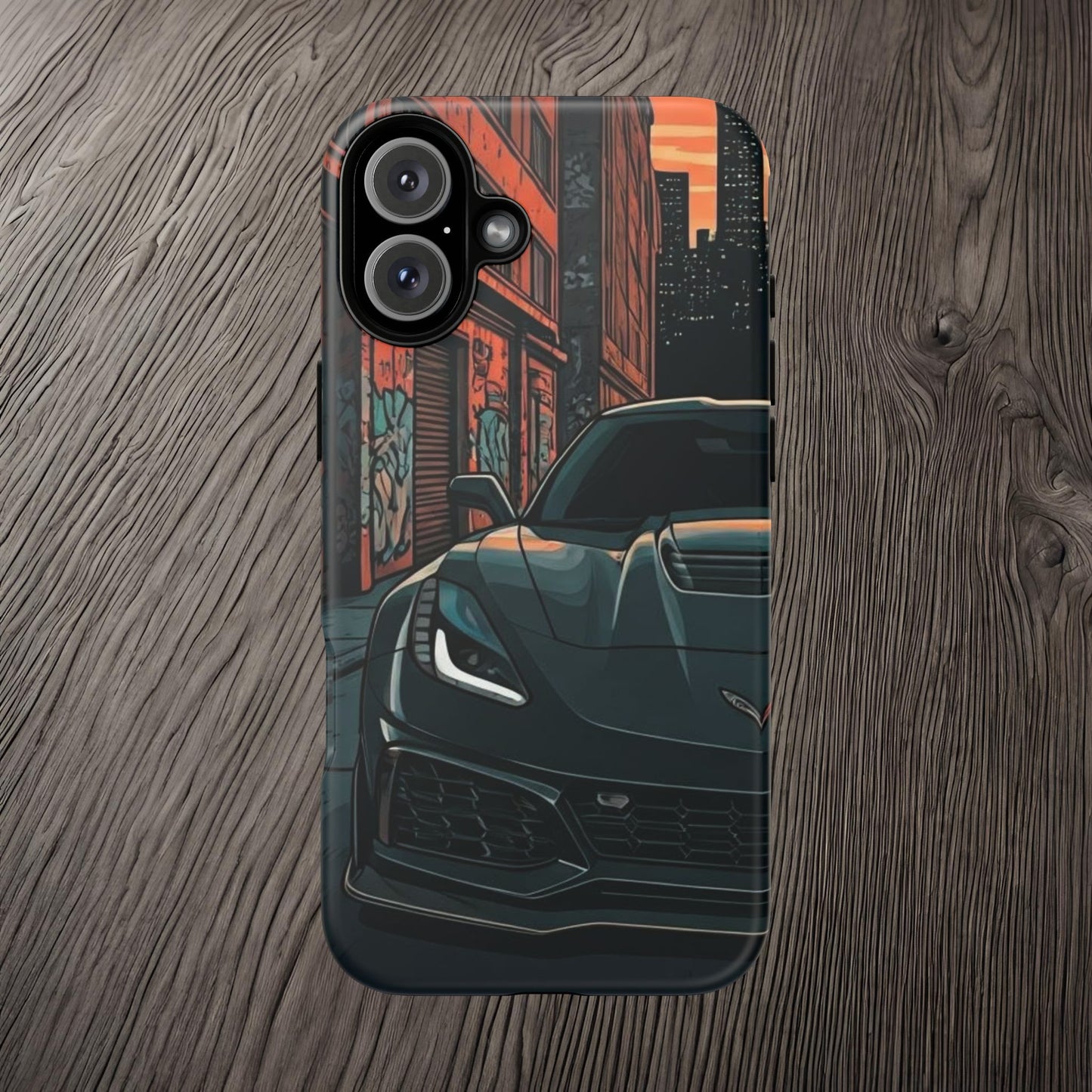 Chevy Corvette C7 Street Life-Dual Layer Ultra Tough Phone Case Printify by The Night Shift Automotive Apparel