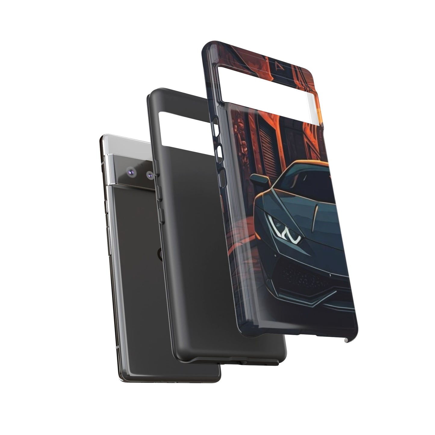 Lamborghini Huracan Street Life-Dual Layer Ultra Tough Phone Case Printify by The Night Shift Automotive Apparel