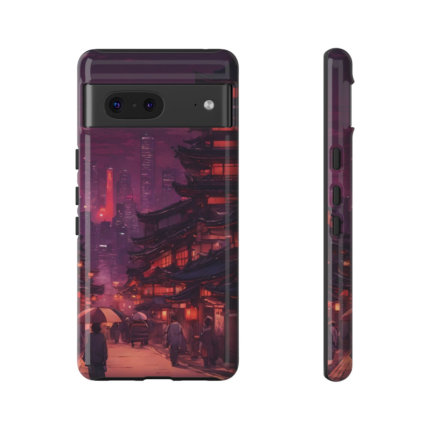 Traditional Japanese Village Countryside-Dual Layer Ultra Tough Phone Case Printify by The Night Shift Automotive Apparel