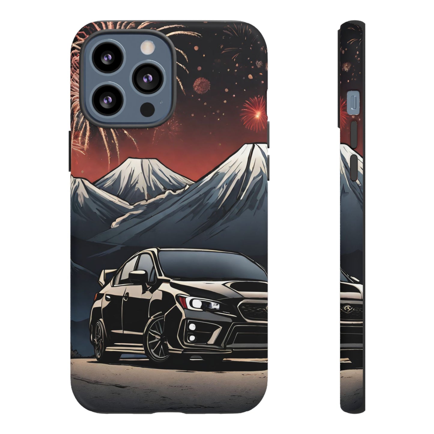 Subaru WRX/STI Fireworks-Dual Layer Ultra Tough Phone Case Printify by The Night Shift Automotive Apparel