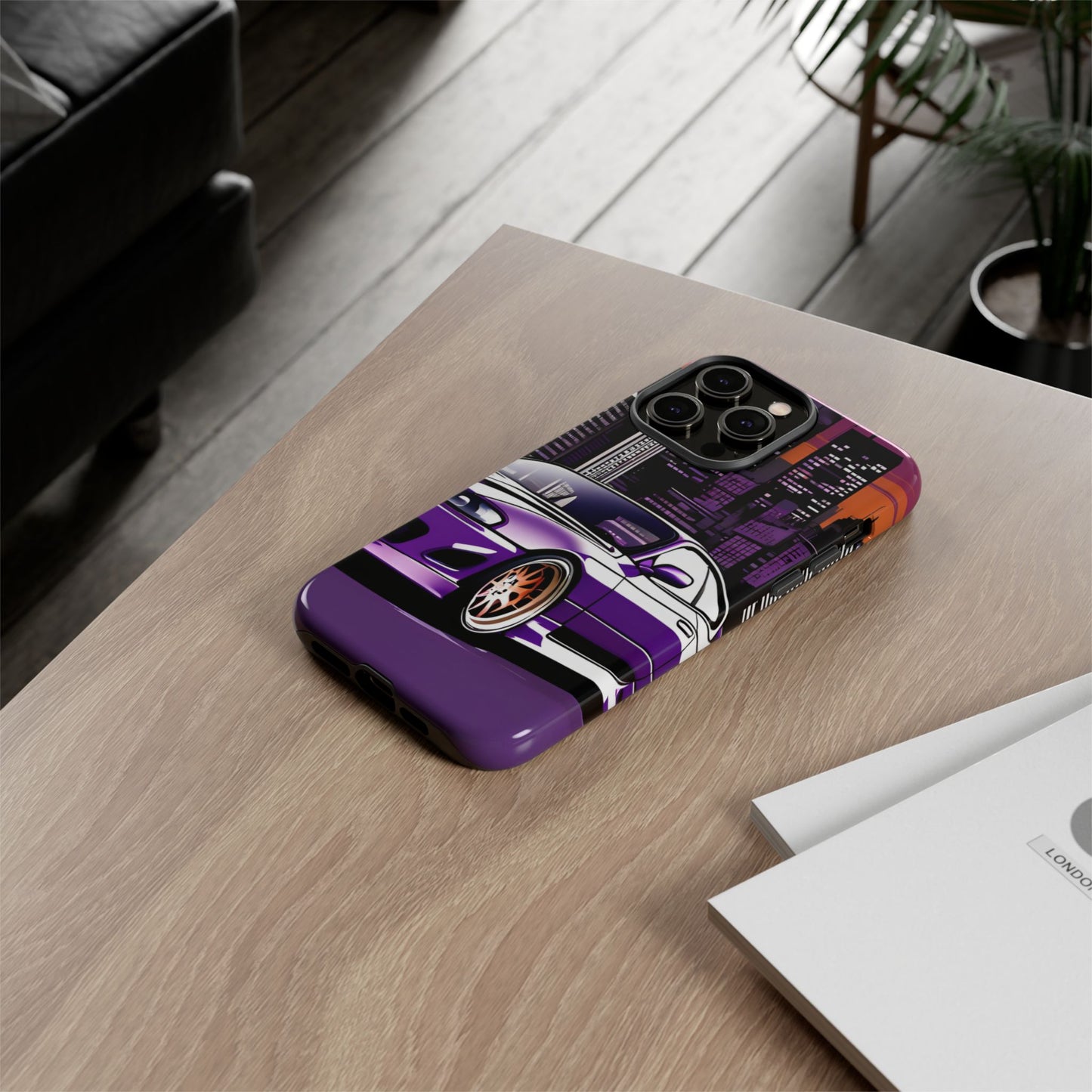 Nissan 240sx S15-Dual Layer Ultra Tough Phone Case iPhone 14 Pro Max Glossy Printify by The Night Shift Automotive Apparel