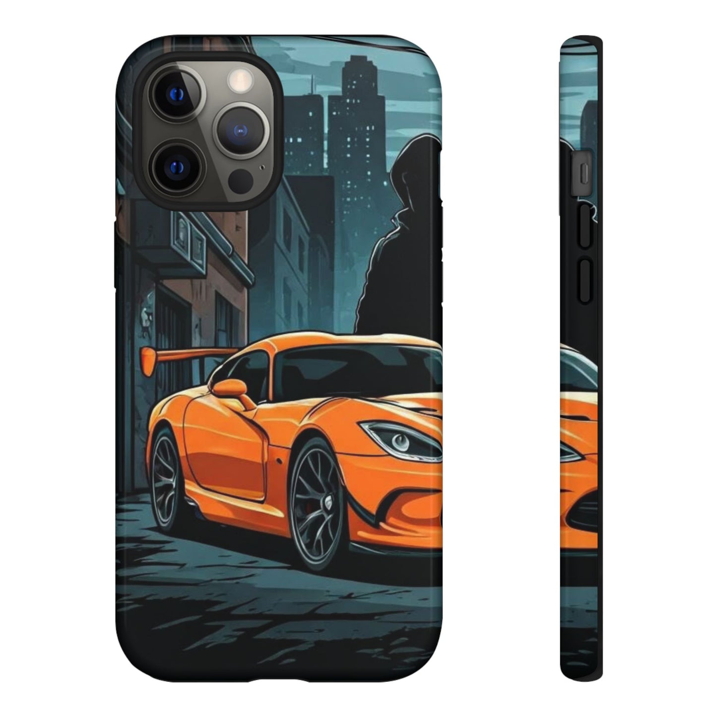 Dodge Viper SRT-10 Street Life-Dual Layer Ultra Tough Phone Case iPhone 12 Pro Max Glossy Printify by The Night Shift Automotive Apparel