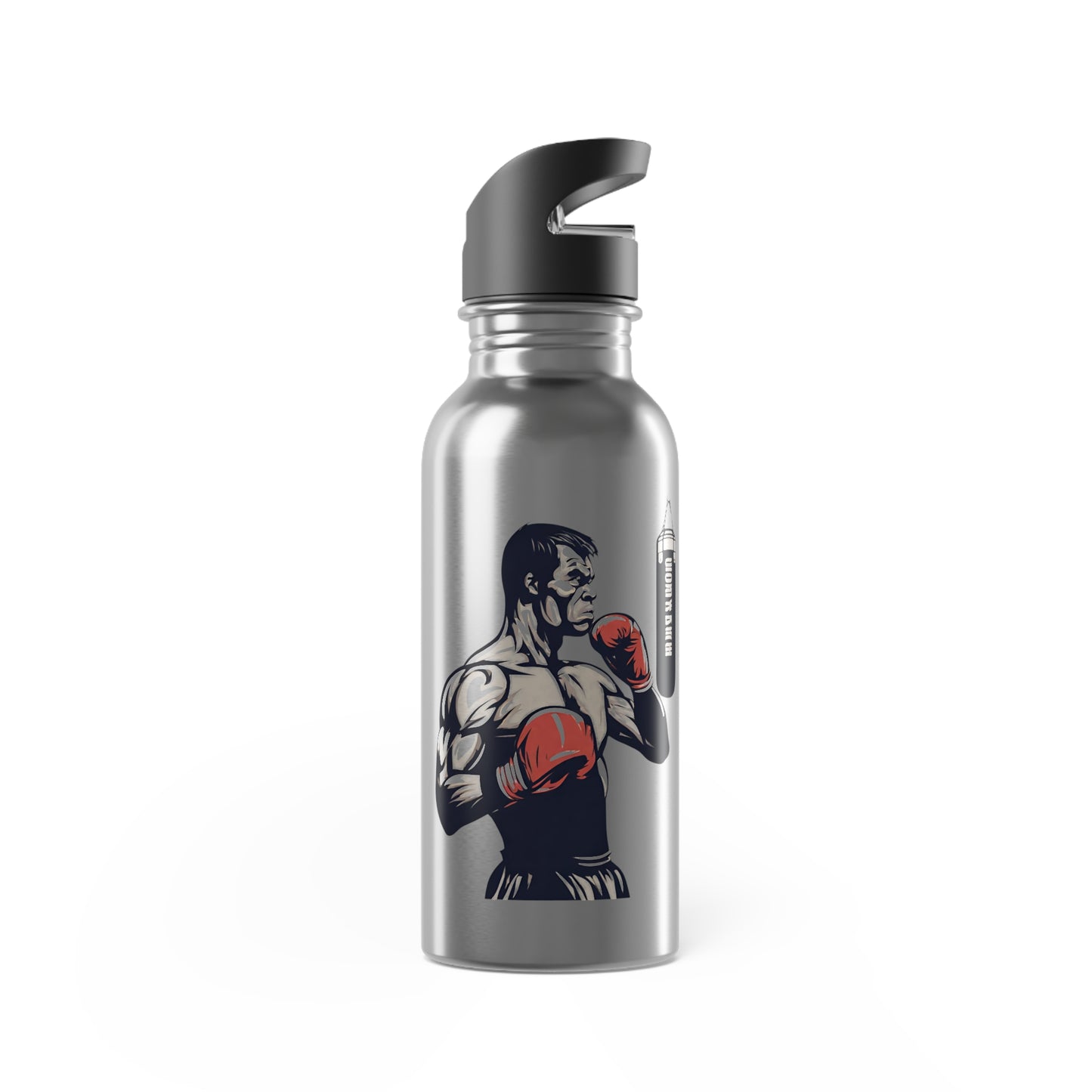 Stainless Steel Water Bottle With Straw, 20oz Printify by The Night Shift Automotive Apparel