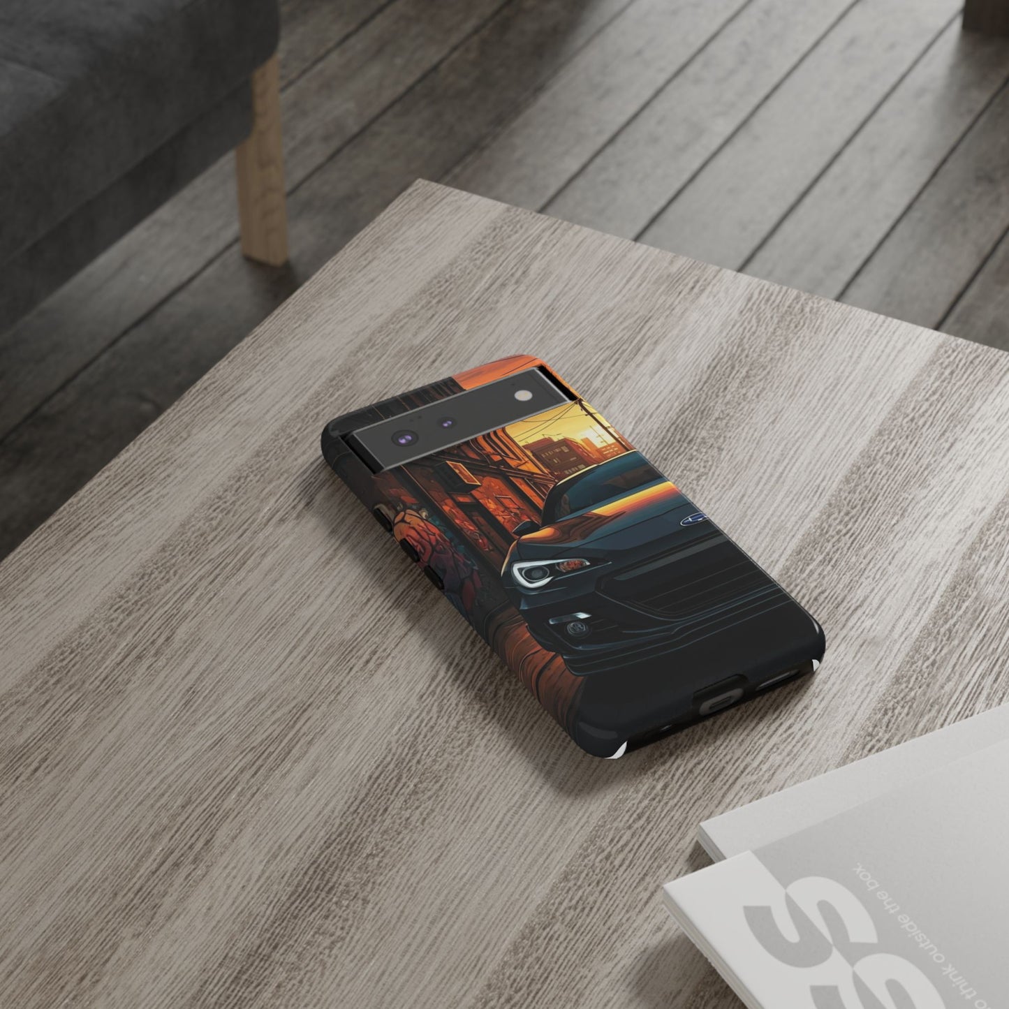 Subaru BRZ Street Life-Dual Layer Ultra Tough Phone Case Google Pixel 6 Glossy Printify by The Night Shift Automotive Apparel