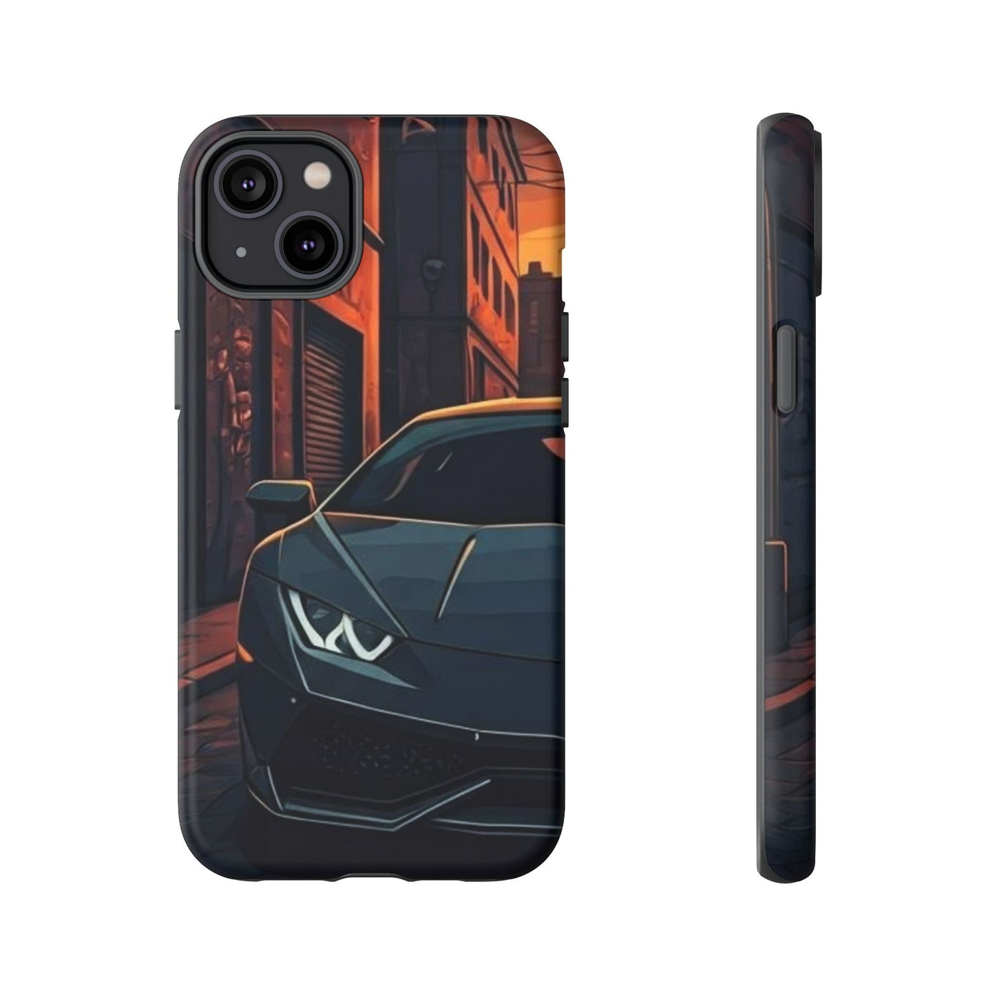 Lamborghini Huracan Street Life-Dual Layer Ultra Tough Phone Case Printify by The Night Shift Automotive Apparel