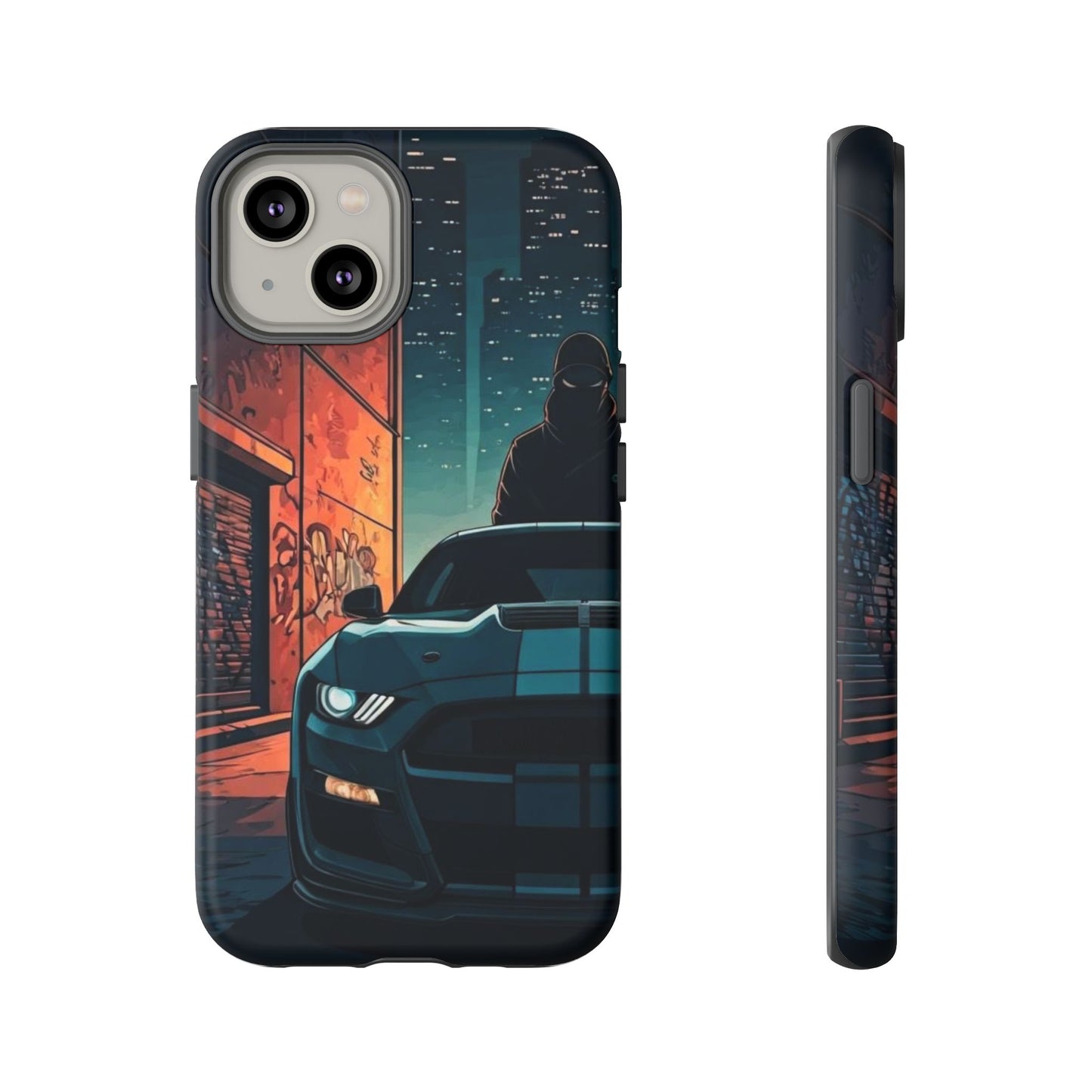 Ford Mustang Shelby GT350 Street Life-Dual Layer Ultra Tough Phone Case Printify by The Night Shift Automotive Apparel