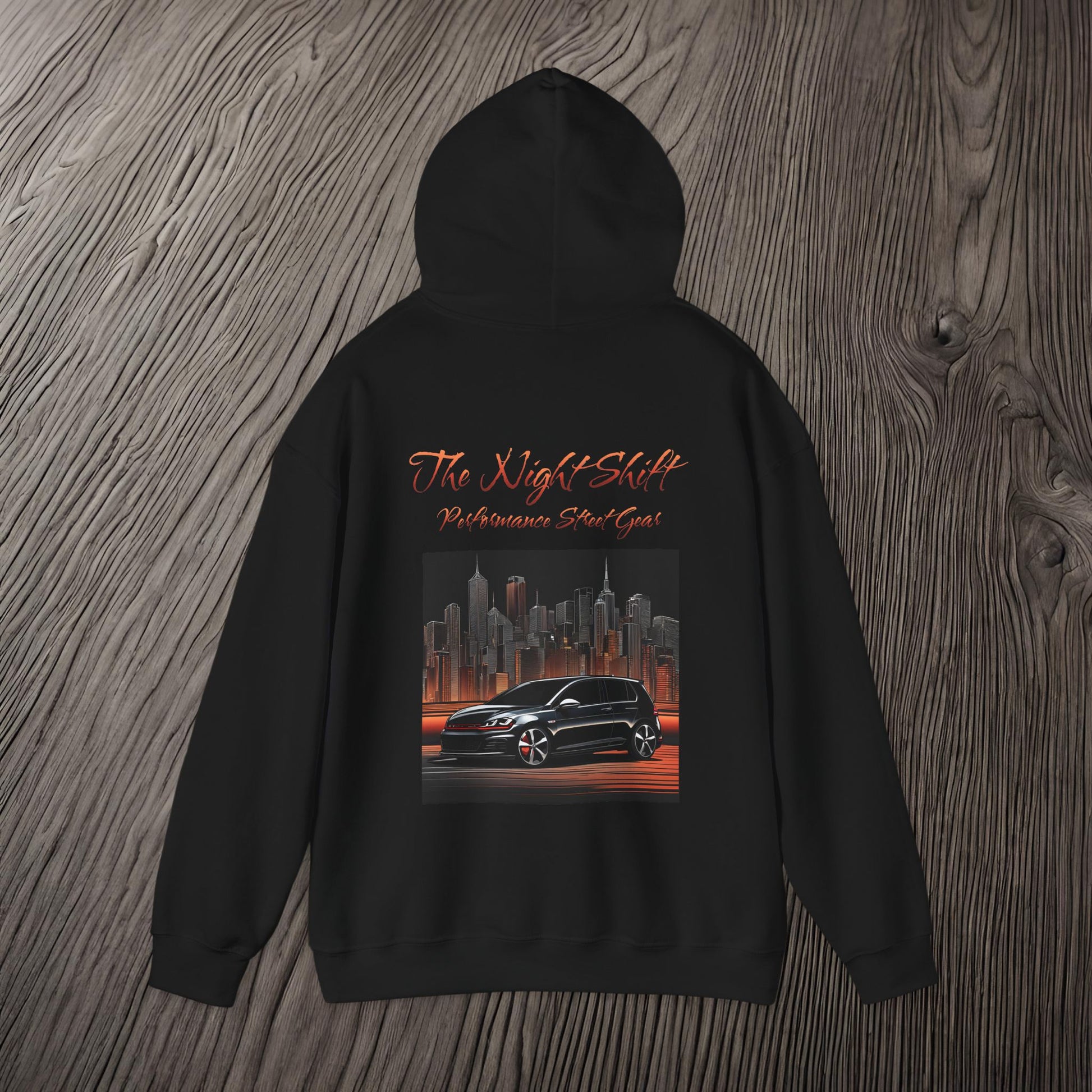 Volkswagen Golf GTI Urban Streets-Premium, Ultra Soft Unisex Hoodie Printify by The Night Shift Automotive Apparel