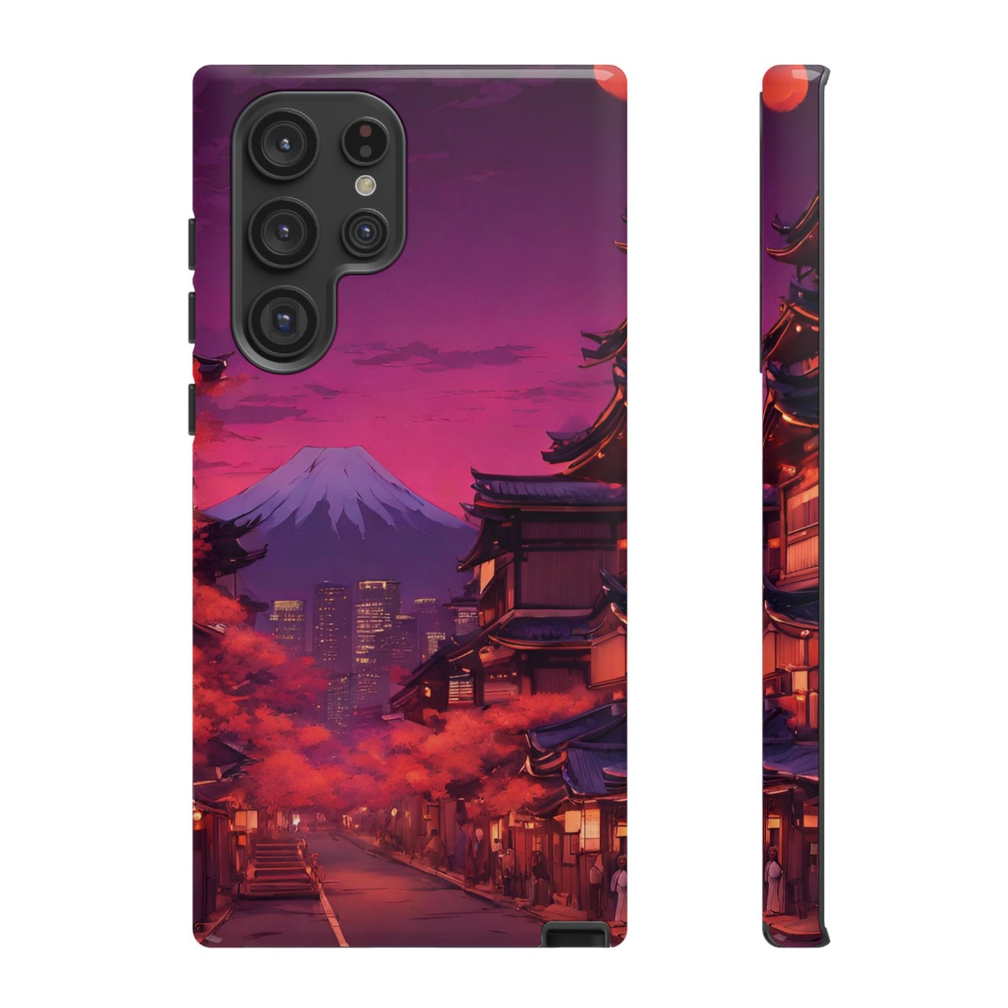 Traditional Japanese Village Countryside-Dual Layer Ultra Tough Phone Case Printify by The Night Shift Automotive Apparel
