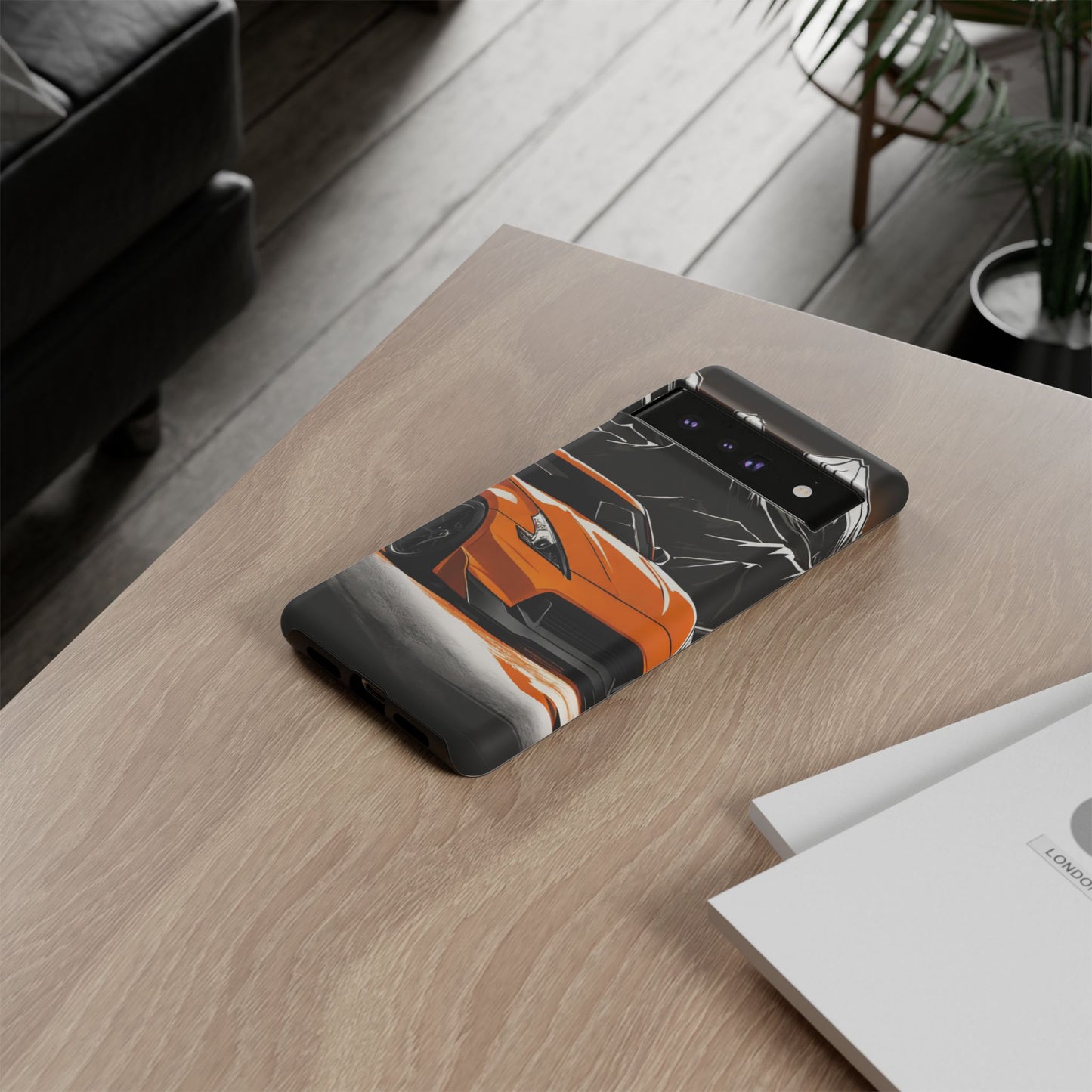Nissan 370Z Mt Fuji-Dual Layer Ultra Tough Phone Case Google Pixel 6 Pro Matte Printify by The Night Shift Automotive Apparel