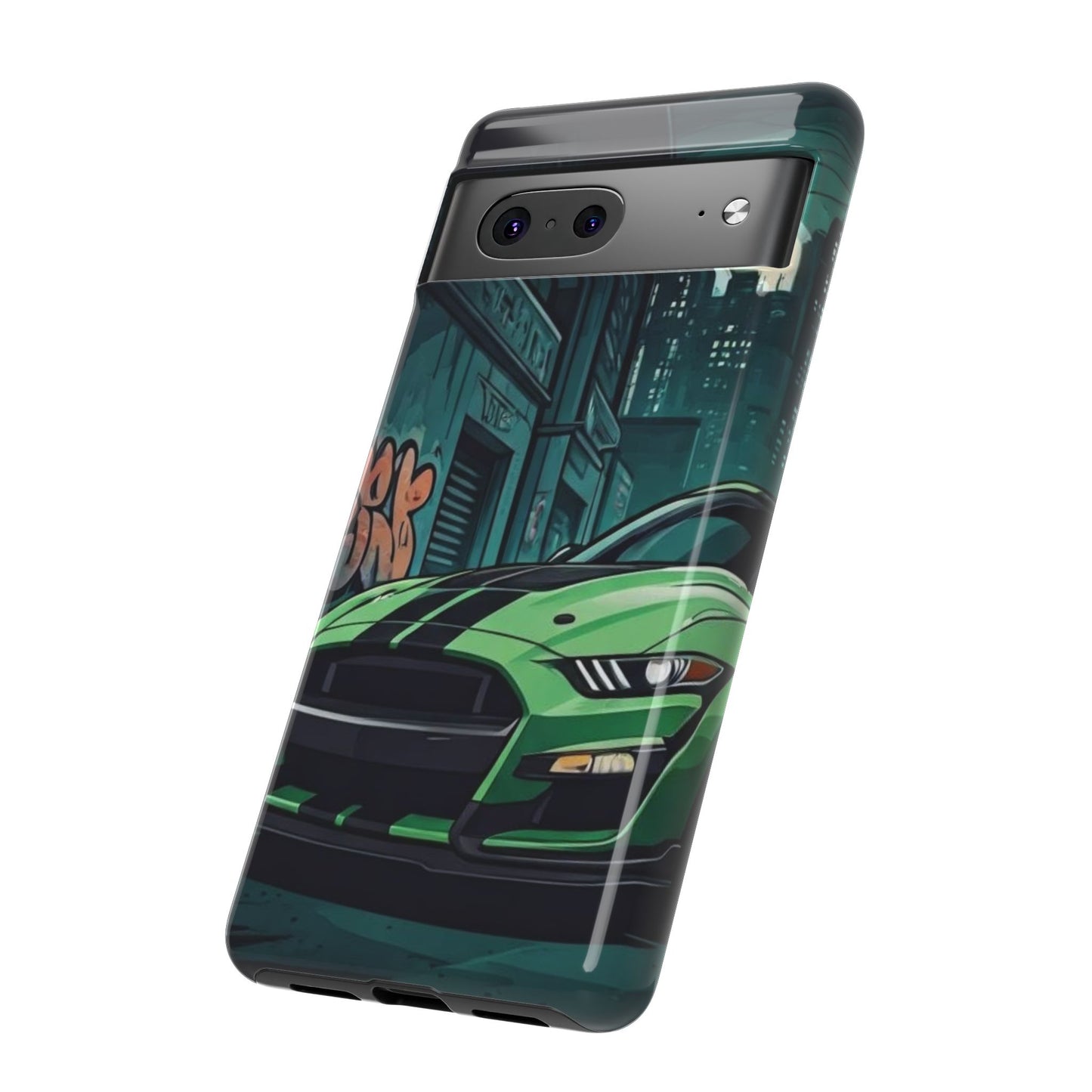 Ford Mustang Shelby GT500 Street Life-Dual Layer Ultra Tough Phone Case Printify by The Night Shift Automotive Apparel