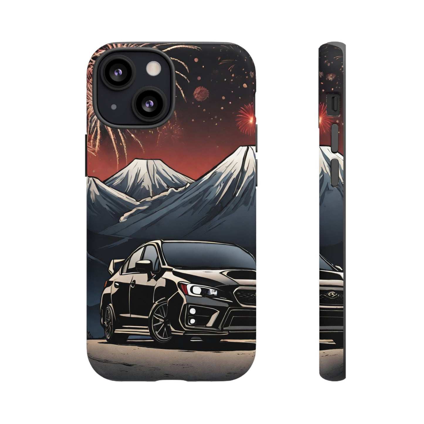 Subaru WRX/STI Fireworks-Dual Layer Ultra Tough Phone Case Printify by The Night Shift Automotive Apparel