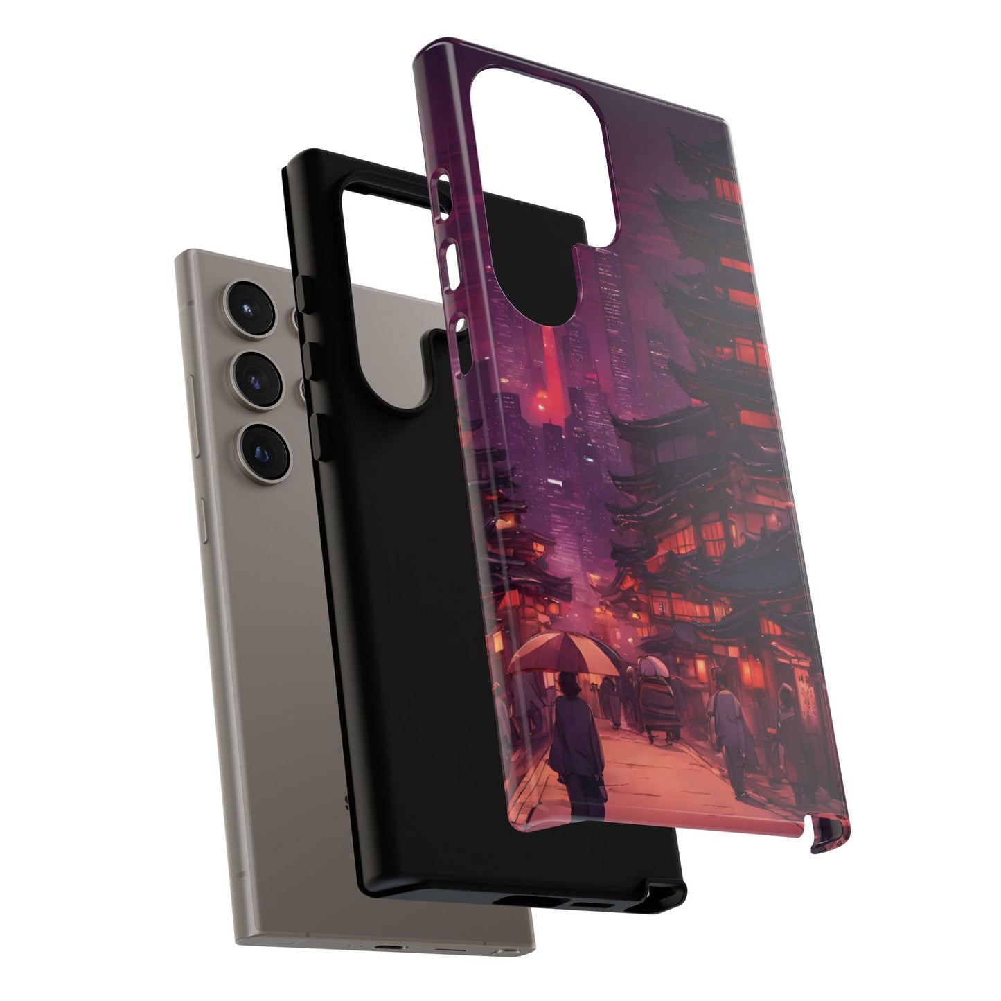 Traditional Japanese Village Countryside-Dual Layer Ultra Tough Phone Case Printify by The Night Shift Automotive Apparel