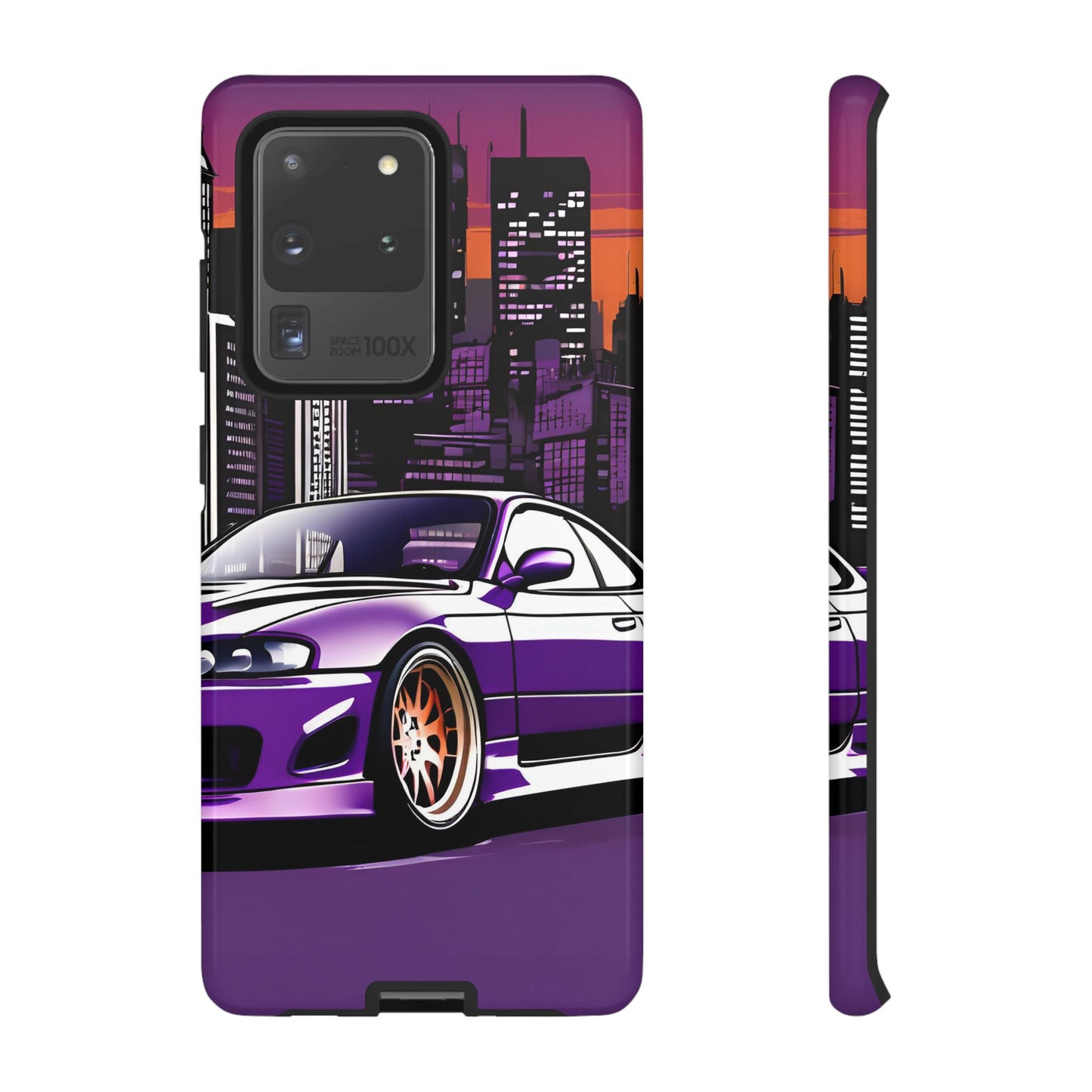 Nissan 240sx S15-Dual Layer Ultra Tough Phone Case Samsung Galaxy S20 Ultra Glossy Printify by The Night Shift Automotive Apparel