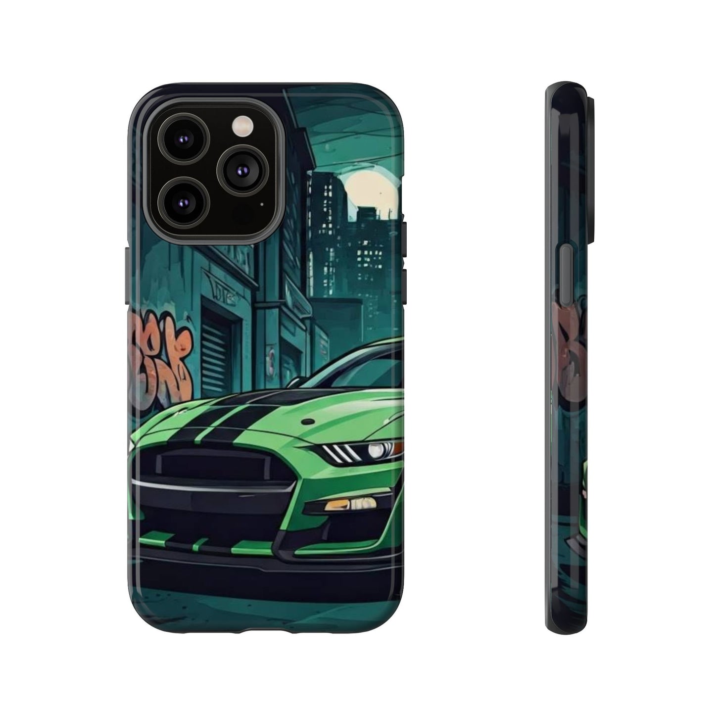 Ford Mustang Shelby GT500 Street Life-Dual Layer Ultra Tough Phone Case Printify by The Night Shift Automotive Apparel