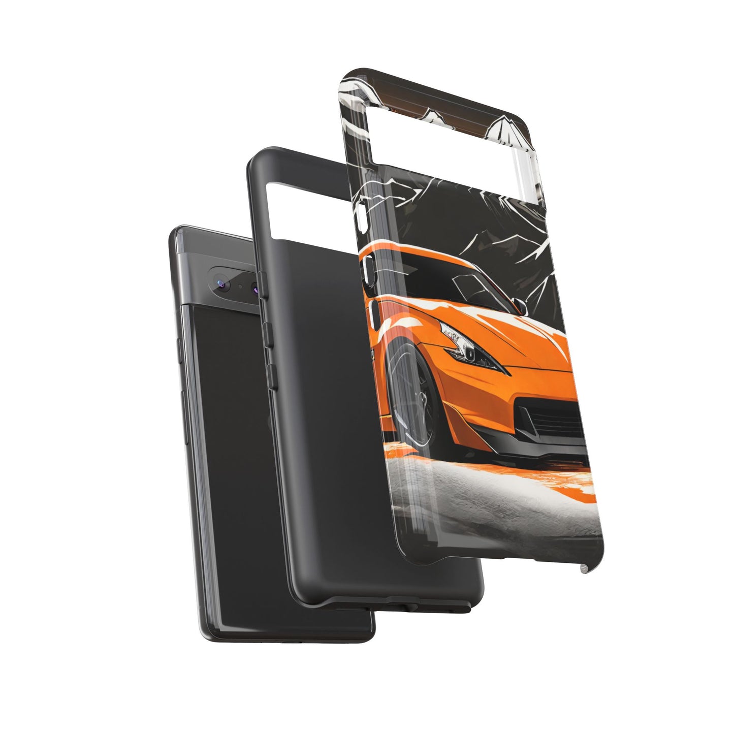 Nissan 370Z Mt Fuji-Dual Layer Ultra Tough Phone Case Printify by The Night Shift Automotive Apparel
