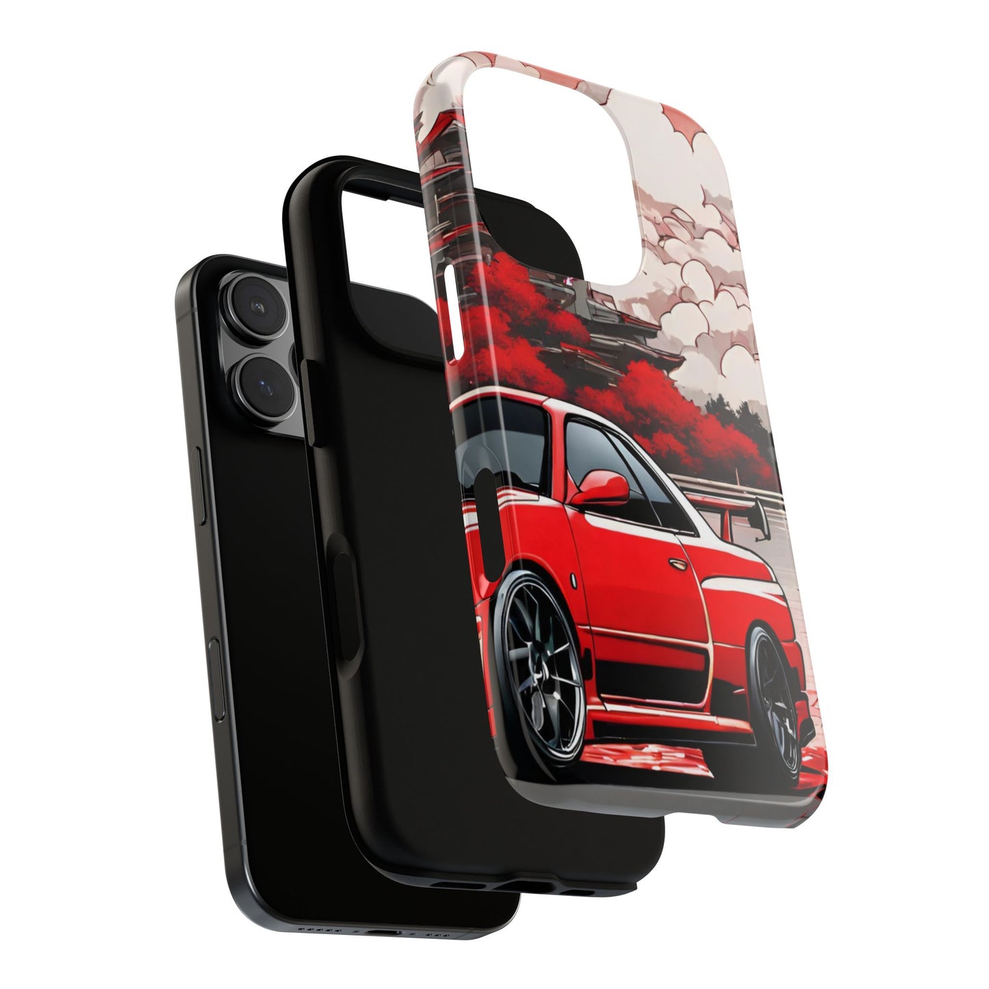 Nissan Skyline R34-Dual Layer Ultra Tough Phone Case Printify by The Night Shift Automotive Apparel