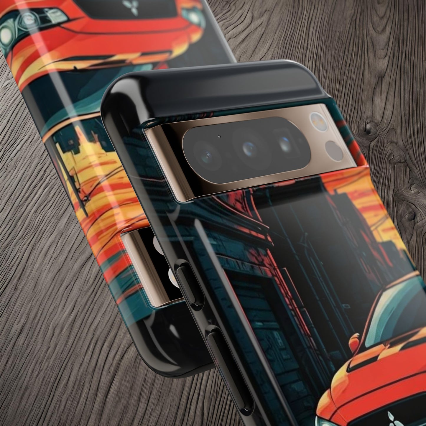 Mitsubishi Evo X Street Life-Dual Layer Ultra Tough Phone Case Printify by The Night Shift Automotive Apparel