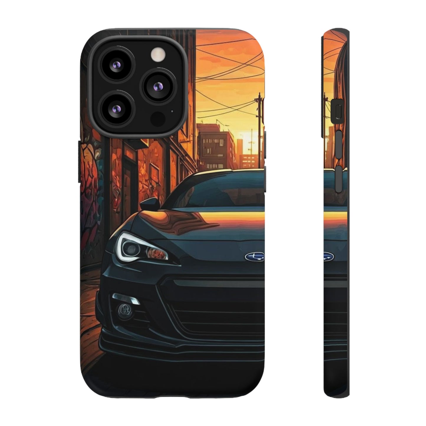 Subaru BRZ Street Life-Dual Layer Ultra Tough Phone Case Printify by The Night Shift Automotive Apparel