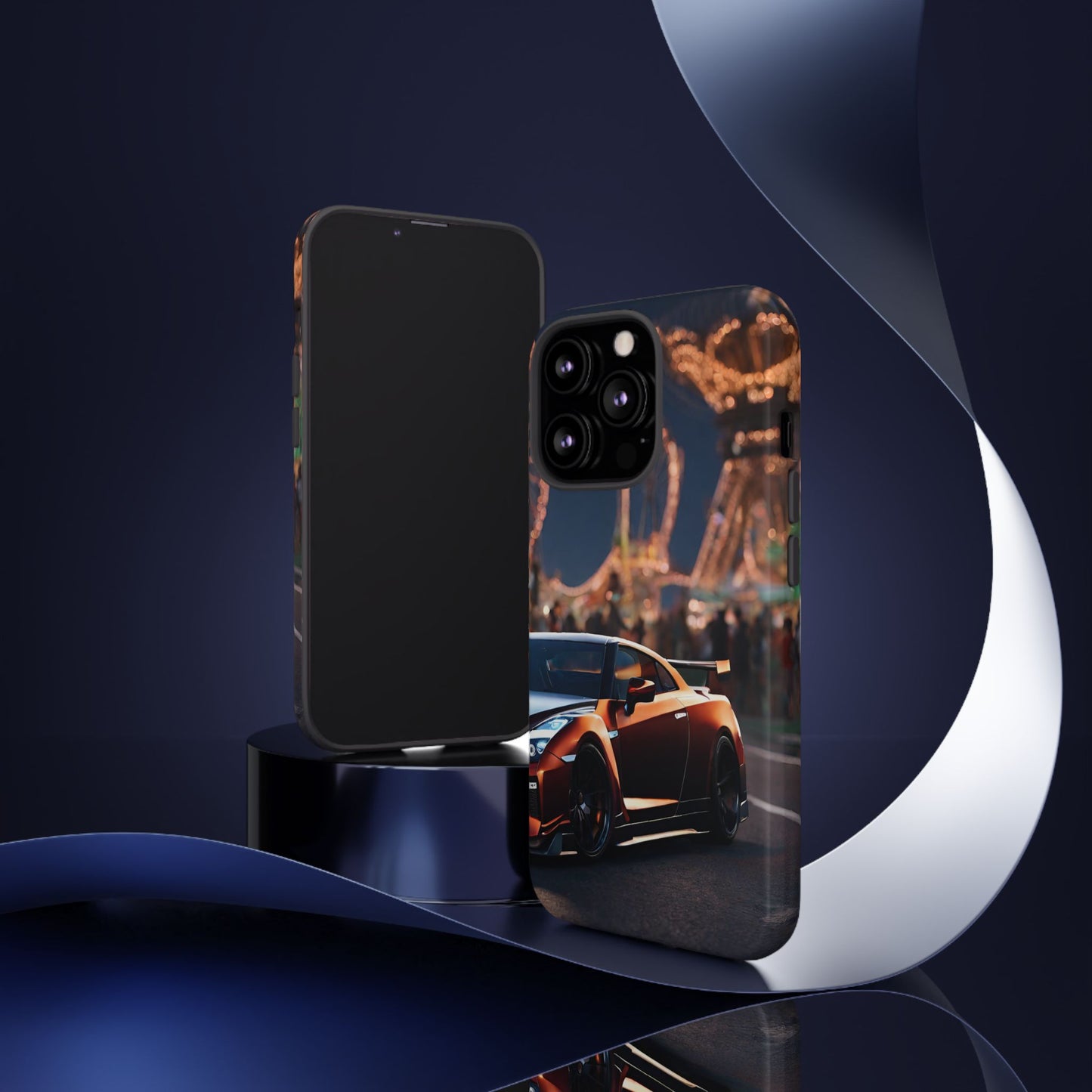 Nissan GTR R35-Dual Layer Ultra Tough Phone Case iPhone 13 Pro Glossy Printify by The Night Shift Automotive Apparel