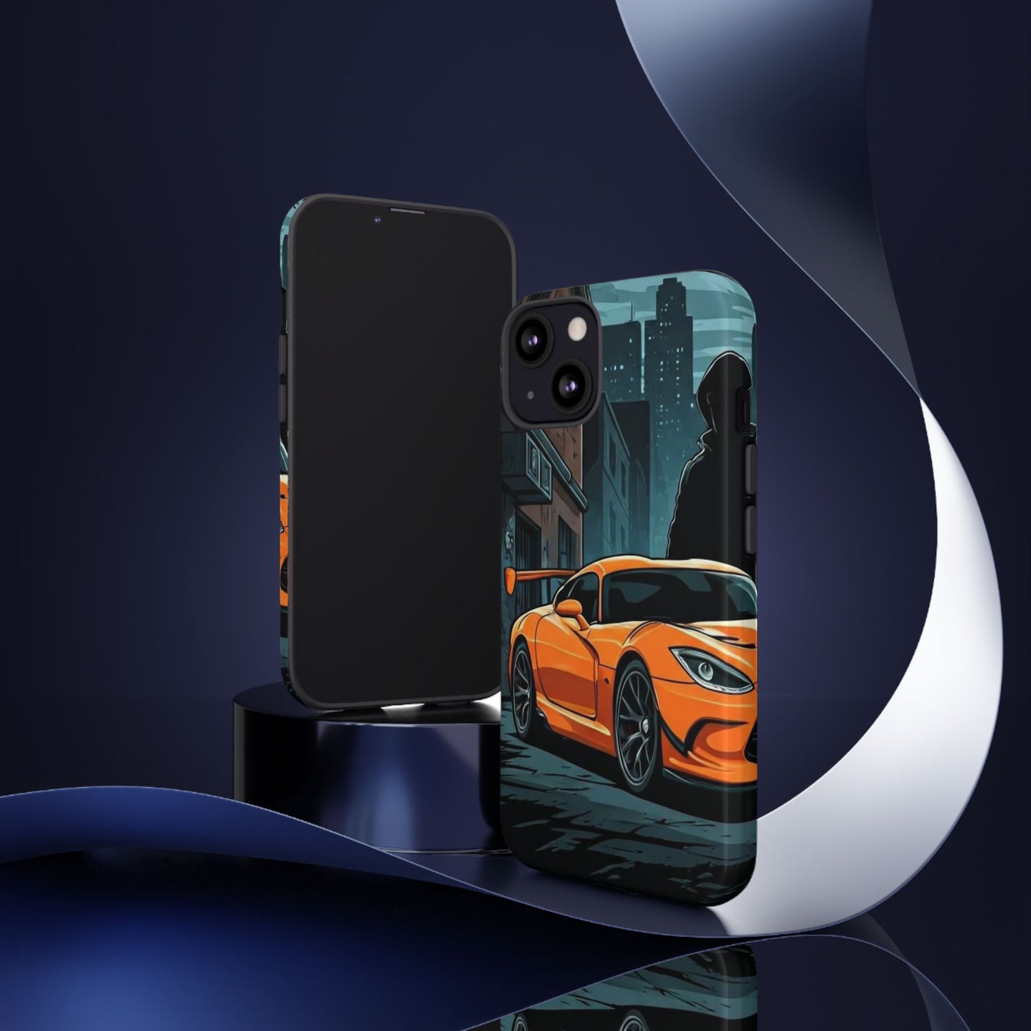 Dodge Viper SRT-10 Street Life-Dual Layer Ultra Tough Phone Case iPhone 13 Glossy Printify by The Night Shift Automotive Apparel