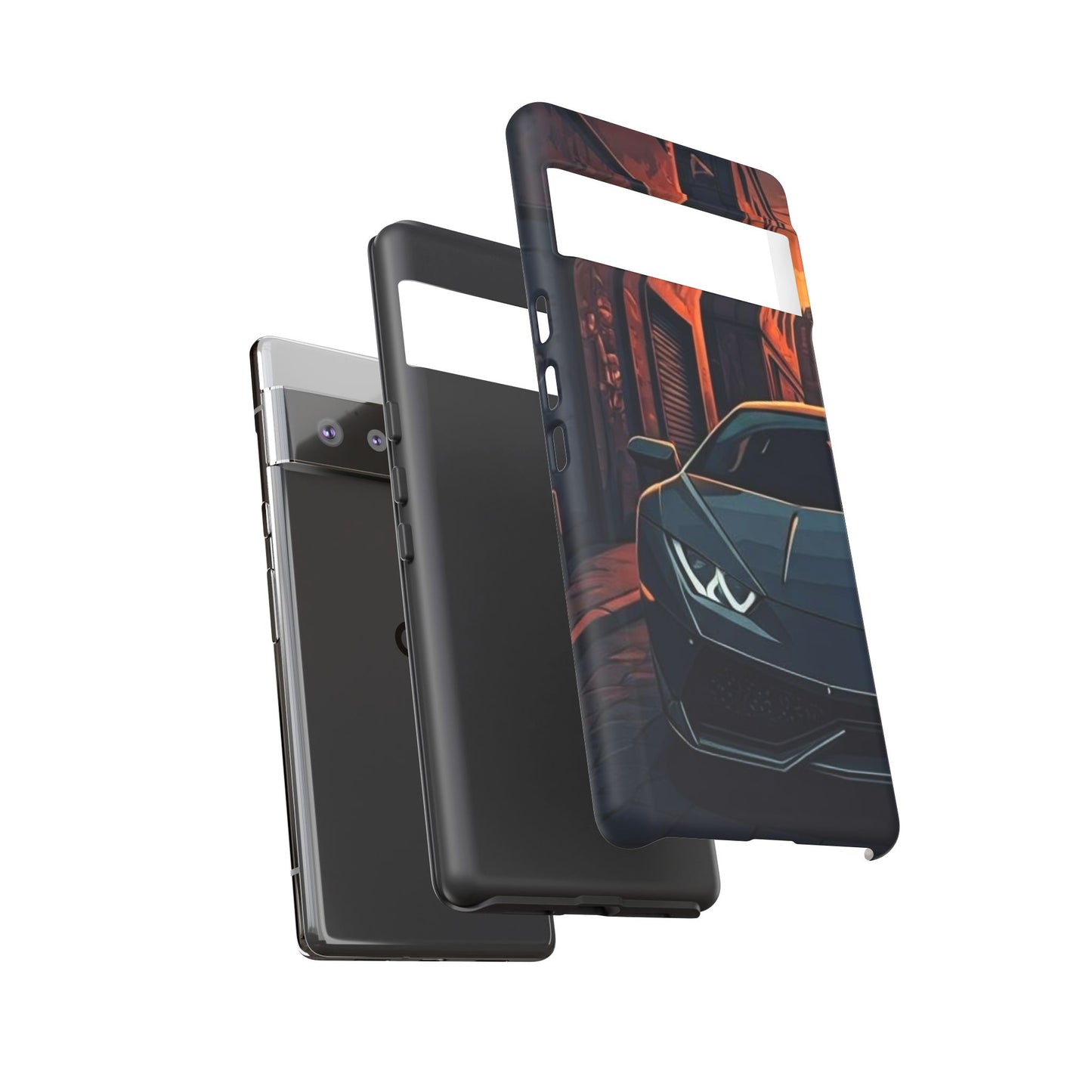 Lamborghini Huracan Street Life-Dual Layer Ultra Tough Phone Case Printify by The Night Shift Automotive Apparel