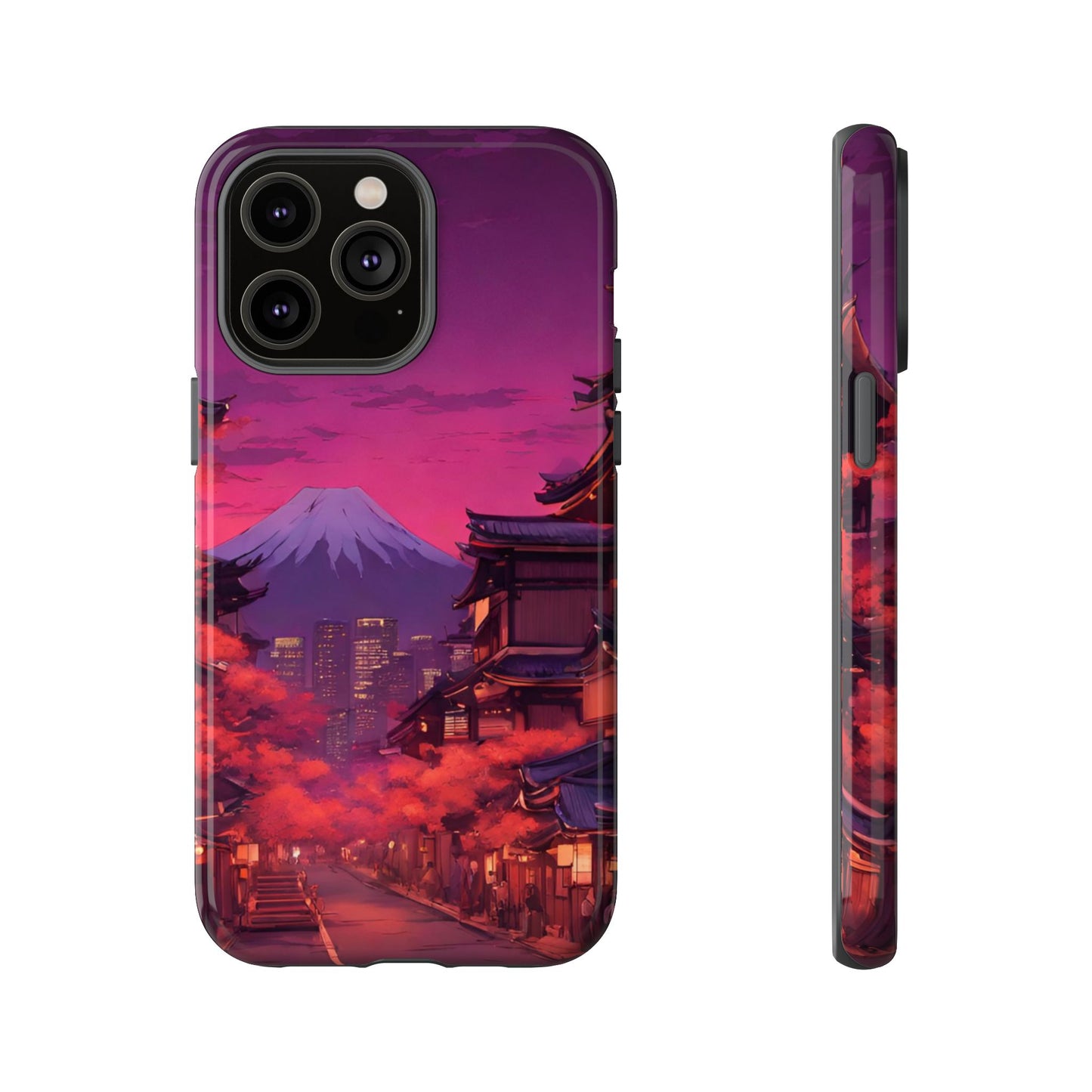 Traditional Japanese Village Countryside-Dual Layer Ultra Tough Phone Case Printify by The Night Shift Automotive Apparel