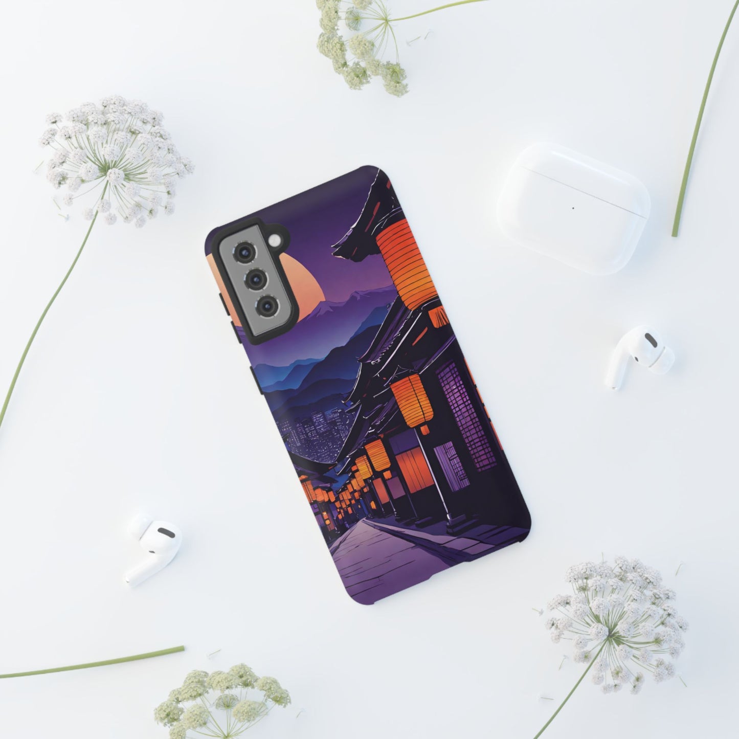 Traditional Japanese Village Countryside-Dual Layer Ultra Tough Phone Case Printify by The Night Shift Automotive Apparel