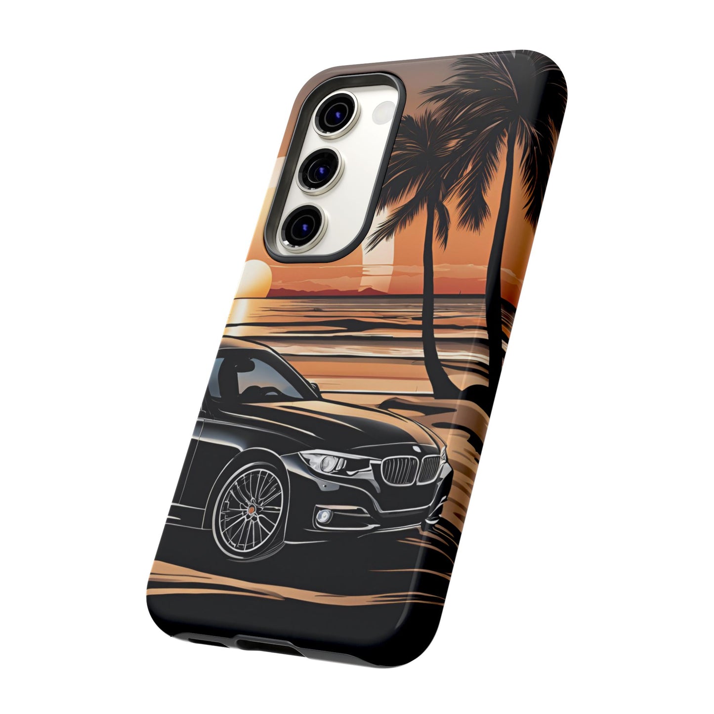 BMW Sunset On The Beach-Dual Layer Ultra Tough Phone Case Printify by The Night Shift Automotive Apparel