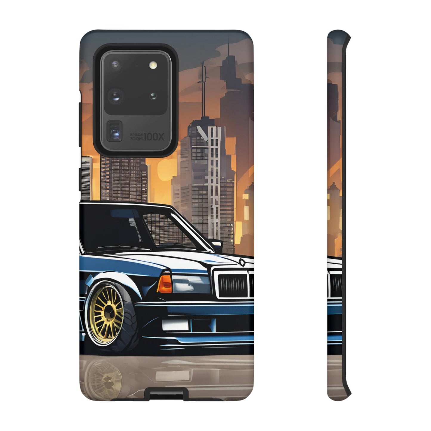 Mercedes Benz 190e Evo-Dual Layer Ultra Tough Phone Case Samsung Galaxy S20 Ultra Matte Printify by The Night Shift Automotive Apparel