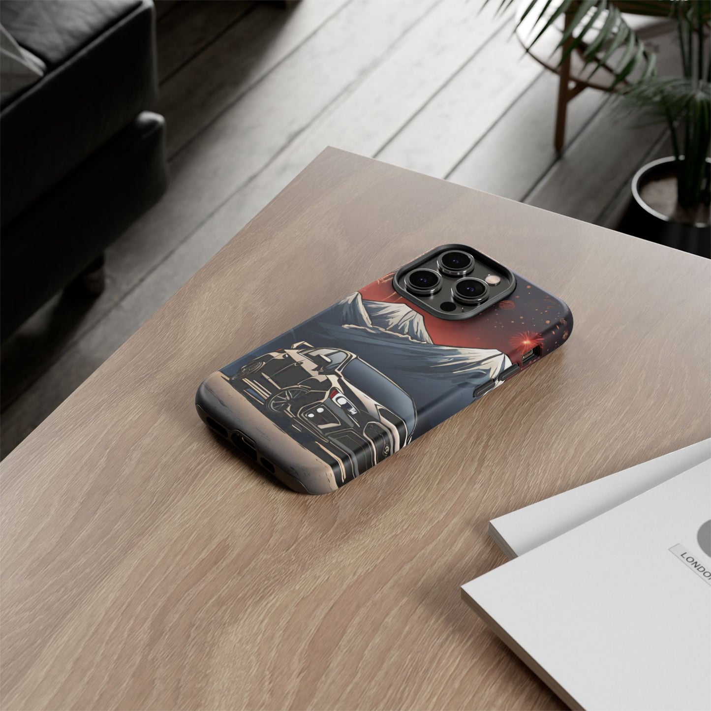Subaru WRX/STI Fireworks-Dual Layer Ultra Tough Phone Case iPhone 14 Pro Matte Printify by The Night Shift Automotive Apparel
