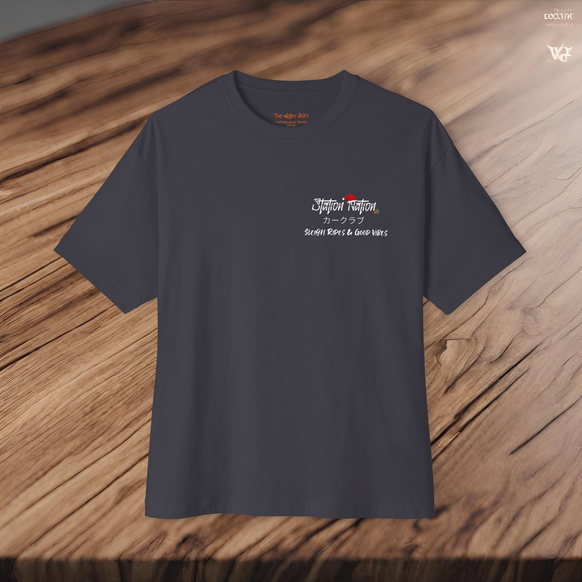 🎄 Christmas Limited Edition Station Nation-Premium, Ultra Soft Unisex Oversized Boxy Tee Printify by The Night Shift Automotive Apparel