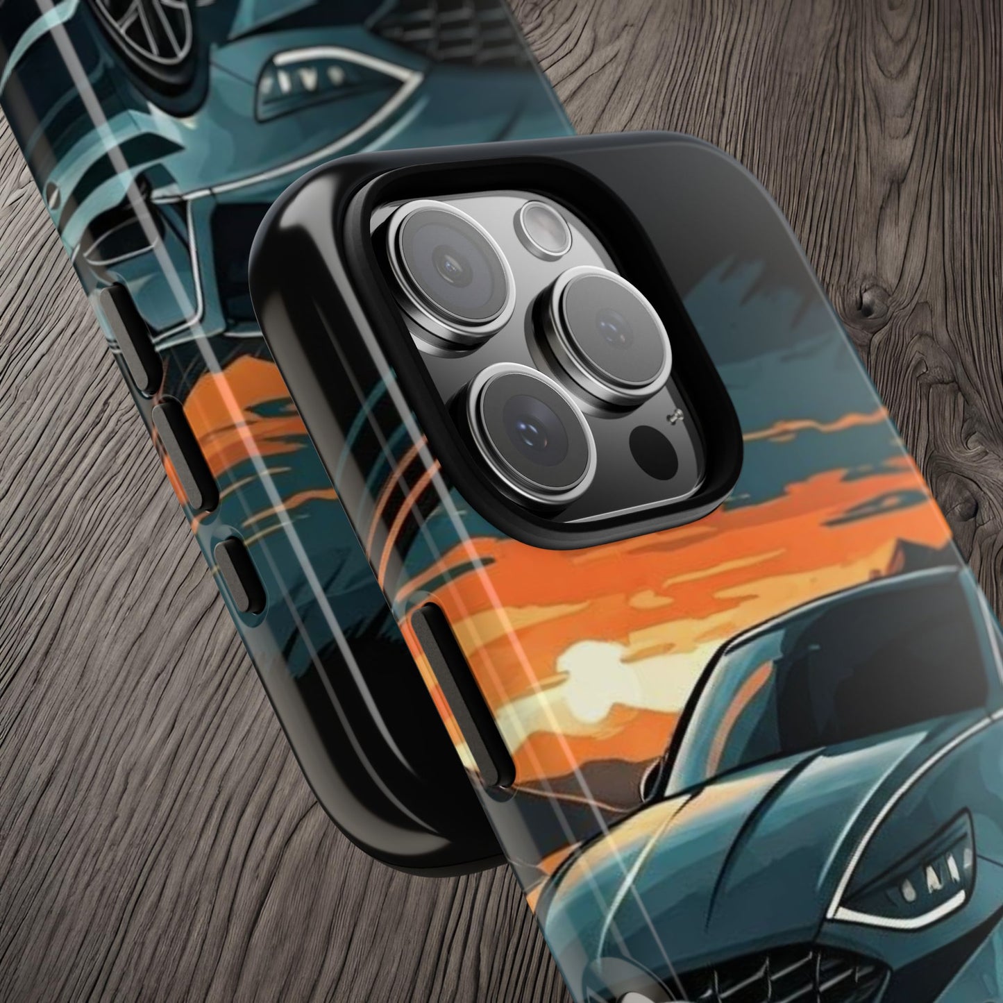 Hyundai Sonata-Sunset Drive-Dual Layer Ultra Tough Phone Case Printify by The Night Shift Automotive Apparel