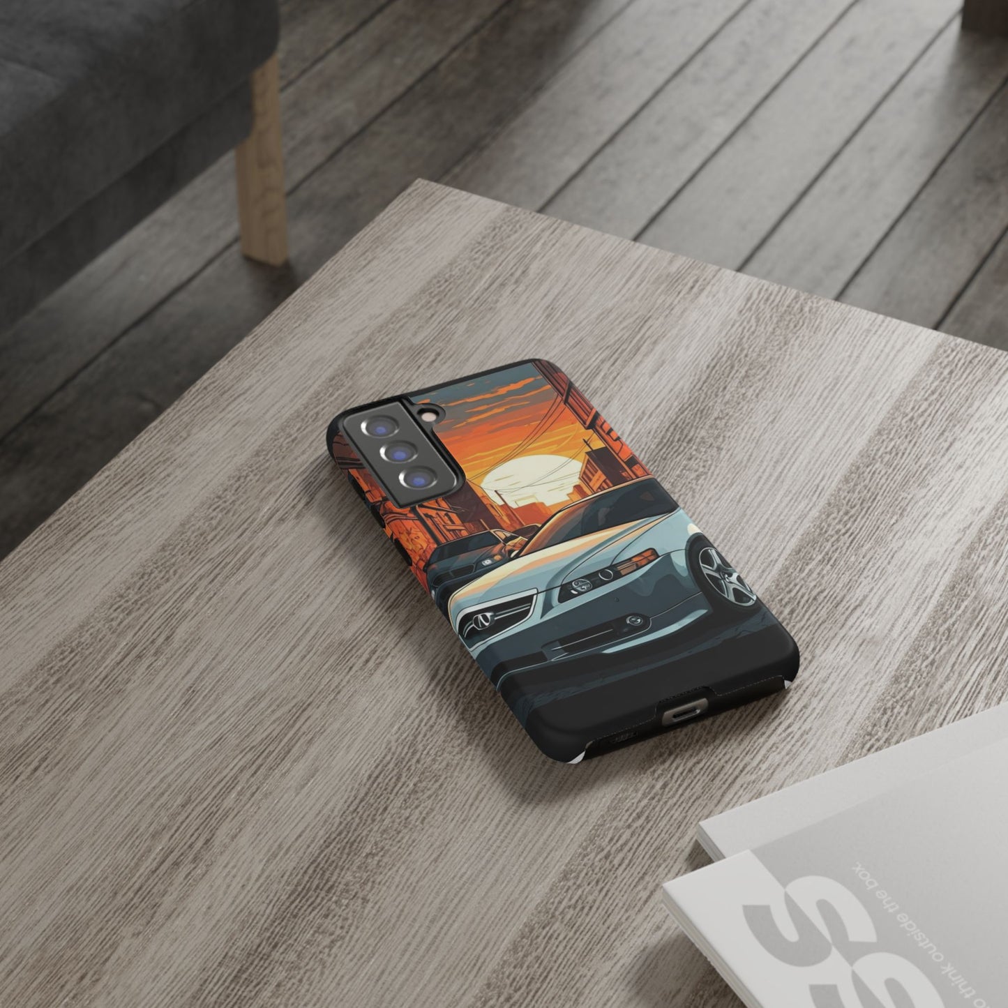 Acura TL Street Life-Dual Layer Ultra Tough Phone Case Samsung Galaxy S21 FE Matte Printify by The Night Shift Automotive Apparel