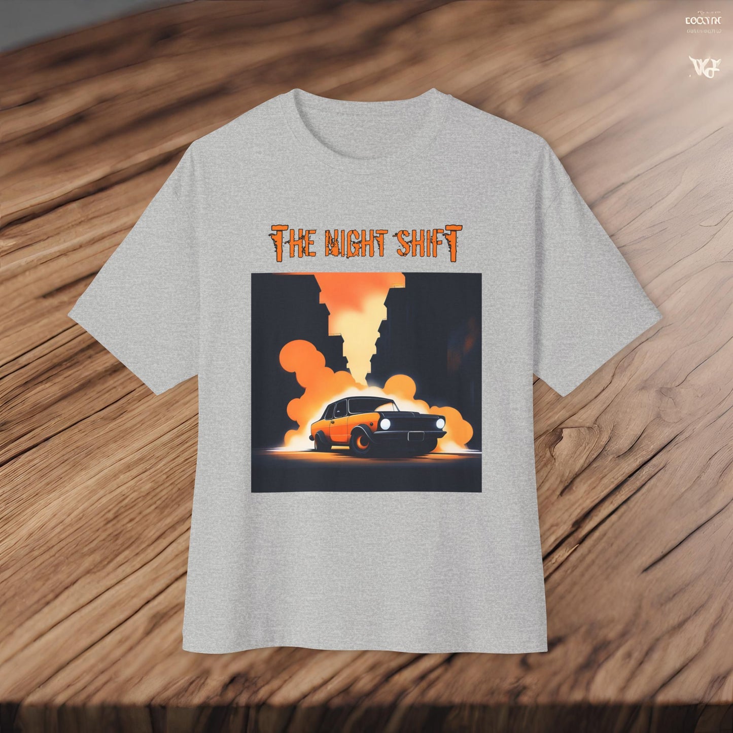 Hot Rod Urban Streets-Premium, Ultra Soft Unisex Oversized Boxy Tee Printify by The Night Shift Automotive Apparel