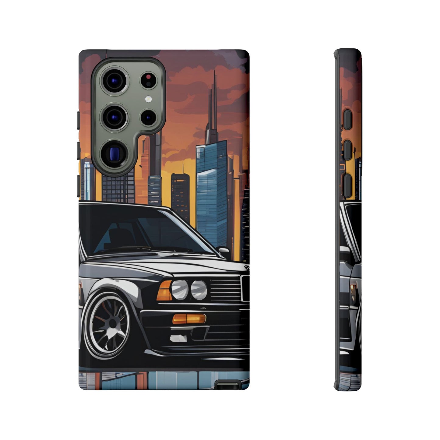 BMW E30 M3-Dual Layer Ultra Tough Phone Case Printify by The Night Shift Automotive Apparel