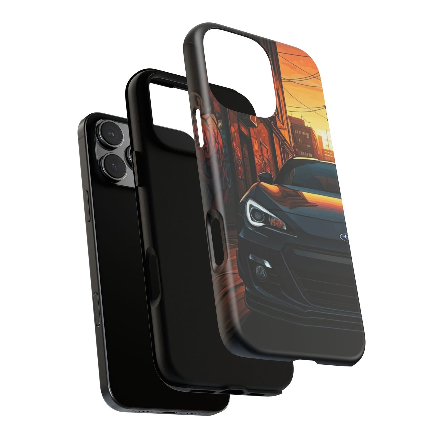 Subaru BRZ Street Life-Dual Layer Ultra Tough Phone Case Printify by The Night Shift Automotive Apparel